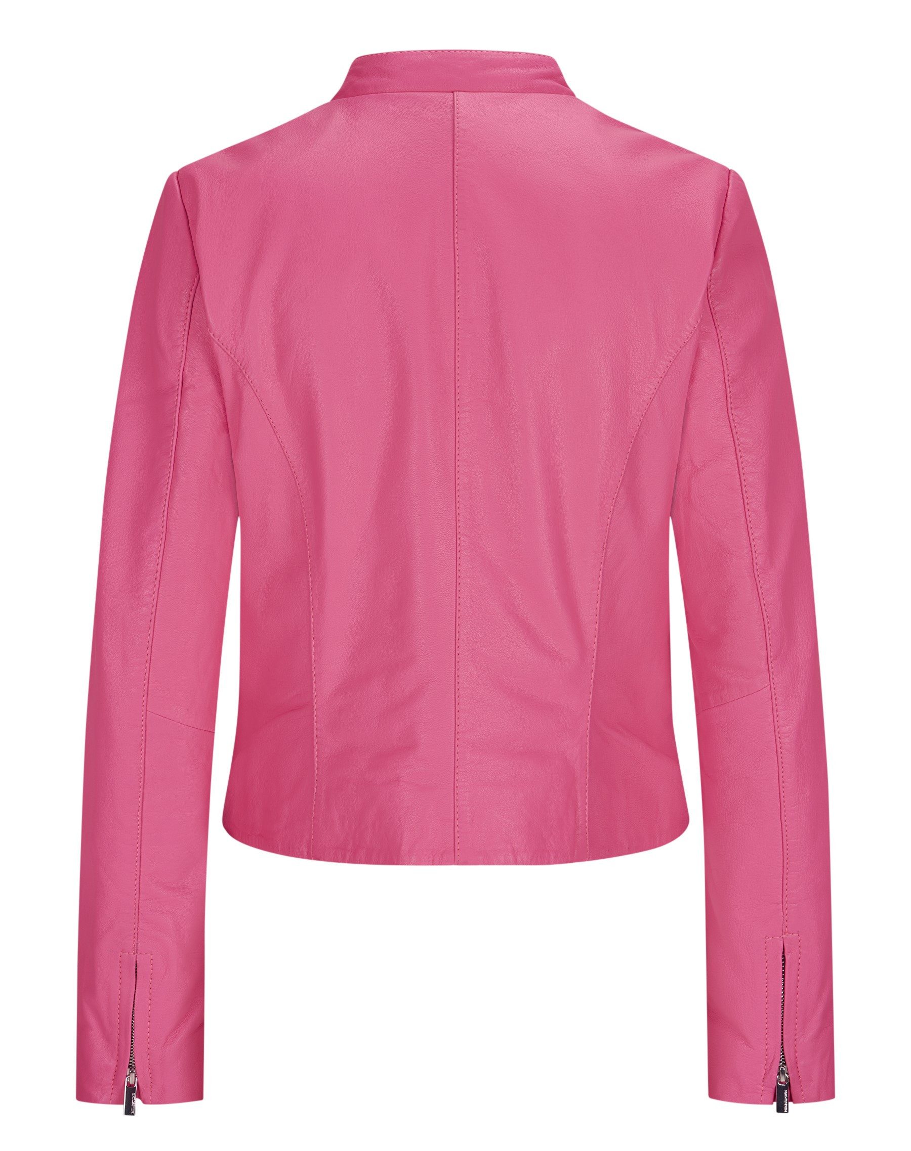 Milestone Lederjacke MSConny kurze Biker-Jacke, mit kleinem Stehkragen