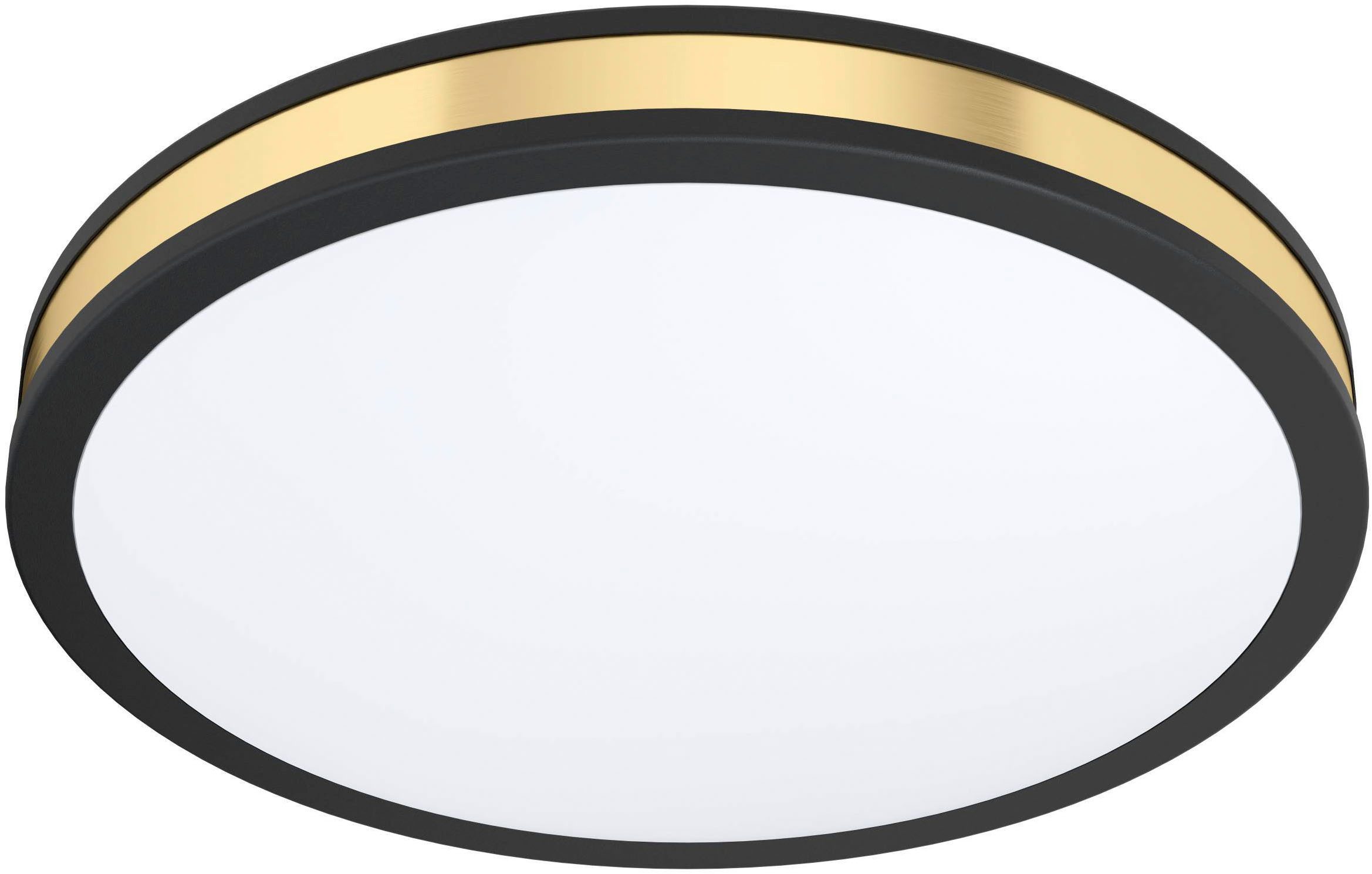 EGLO Deckenleuchte Pescaito Deckenleuchte, Wohnzimmerlampe, Stahl und Kunststoff, Lampe, LED fest integriert, Warmweiß, Wandlampe, Deckenlampe Wohnzimmerlampe, Lampe, Ø 38 cm