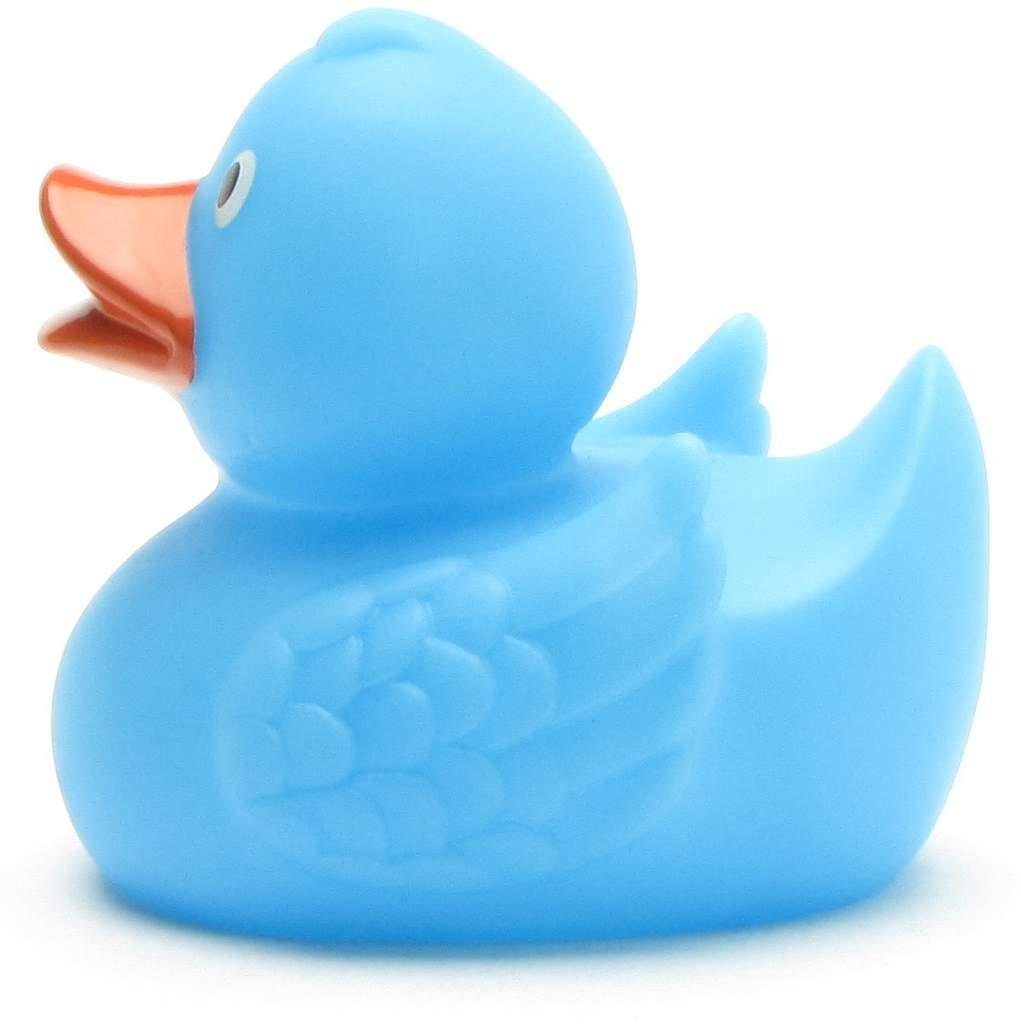lila Duck UV-Farbwechsel Magic - Badeente mit zu Schnabels Quietscheente blau Badespielzeug