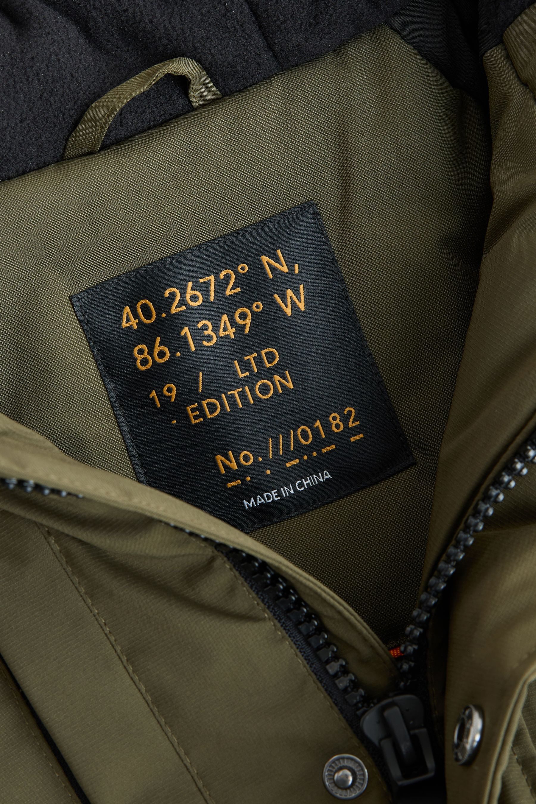 Next Parka Wasserabweisender Parka mit Fleece-Futter (1-St)
