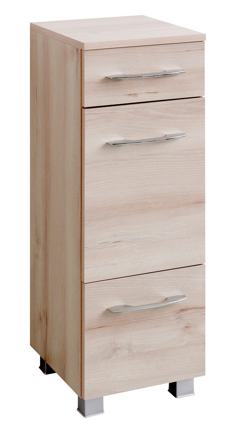 Basera® Unterschrank Ondine 30 cm breit buche, Badezimmermöbel