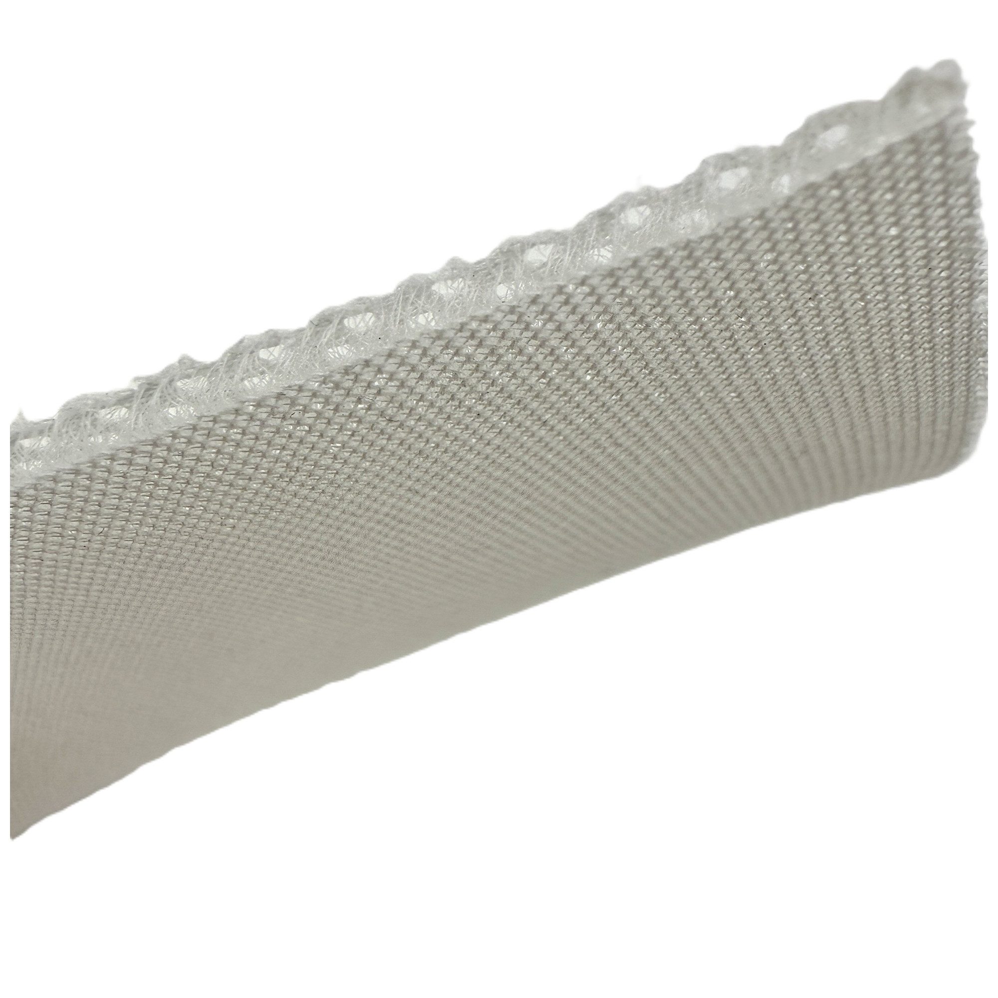 Ch.Cabanski Stoff Abstandsgewirke Air Mesh 3D Netzgewirke 4mm Weiß 290g/m² gefaltet, Atmungsaktiv / klimaregulierend. Punktelastisch angenehme Federung.