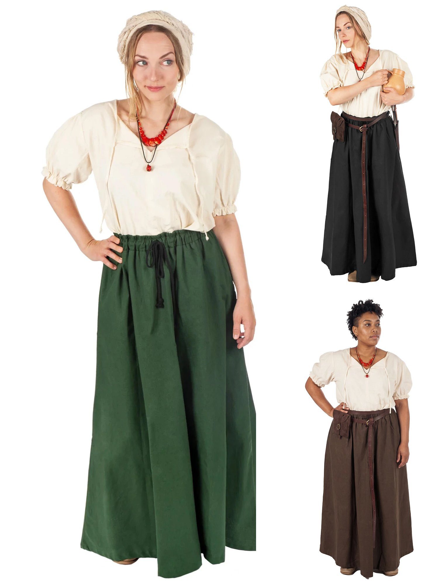 Metamorph Kostüm Mittelalter Gewandung - Amala, Klasse Larp Gewandung für verschiedene weibliche Rollen!