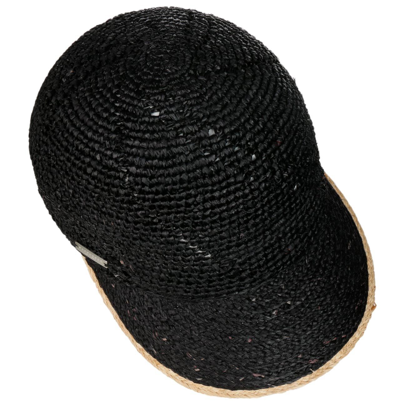 Seeberger Visor mit schwarz Schirm (1-St) Damencap