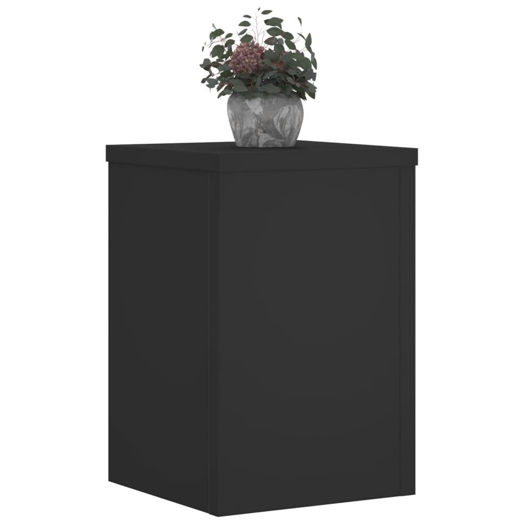 vidaXL Blumenständer Pflanzenständer 2 Stk. Schwarz günstig online kaufen