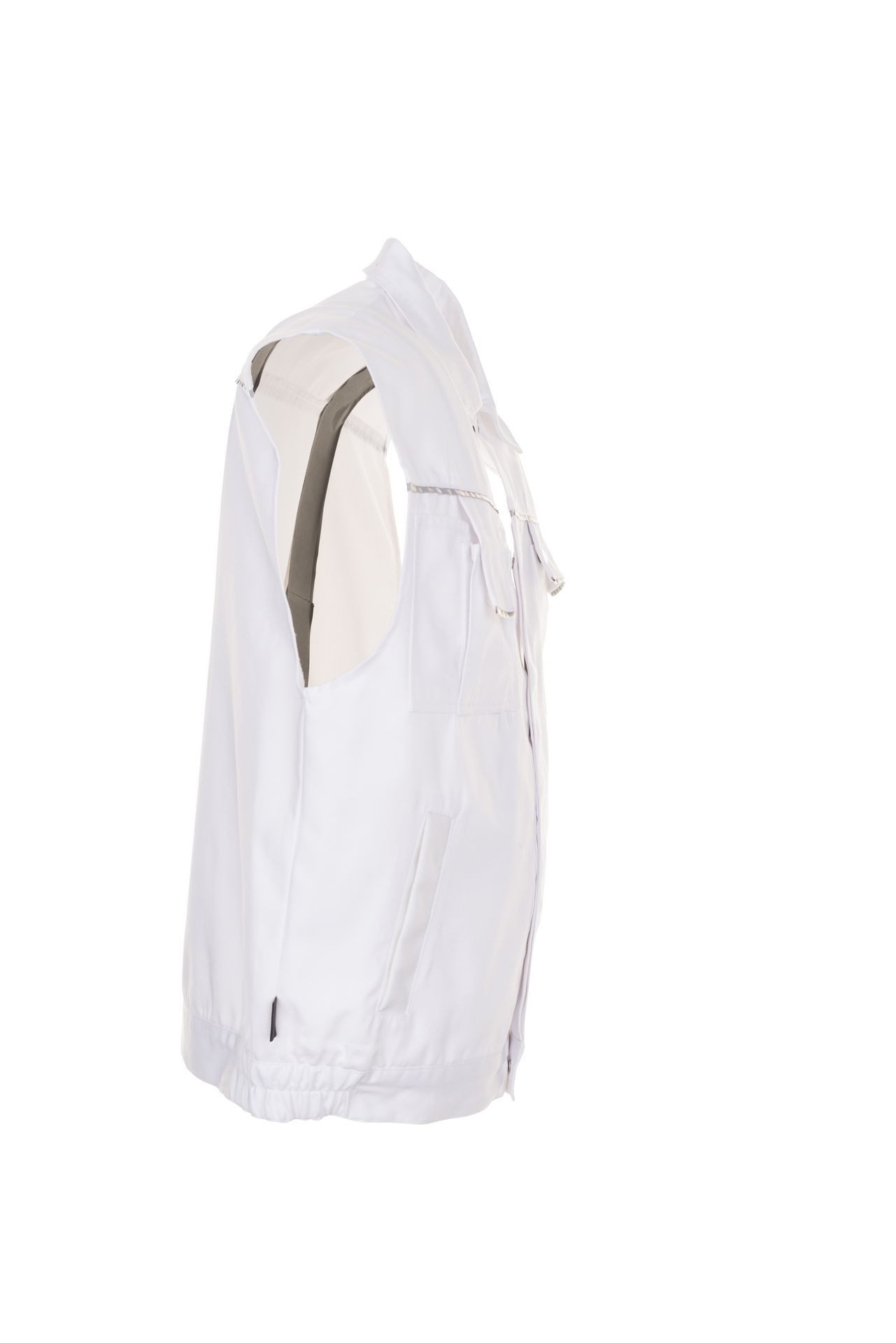 Planam Arbeitsweste PLANAM Herren Weste CANVAS-320 Reflex CORDURA® Weiß