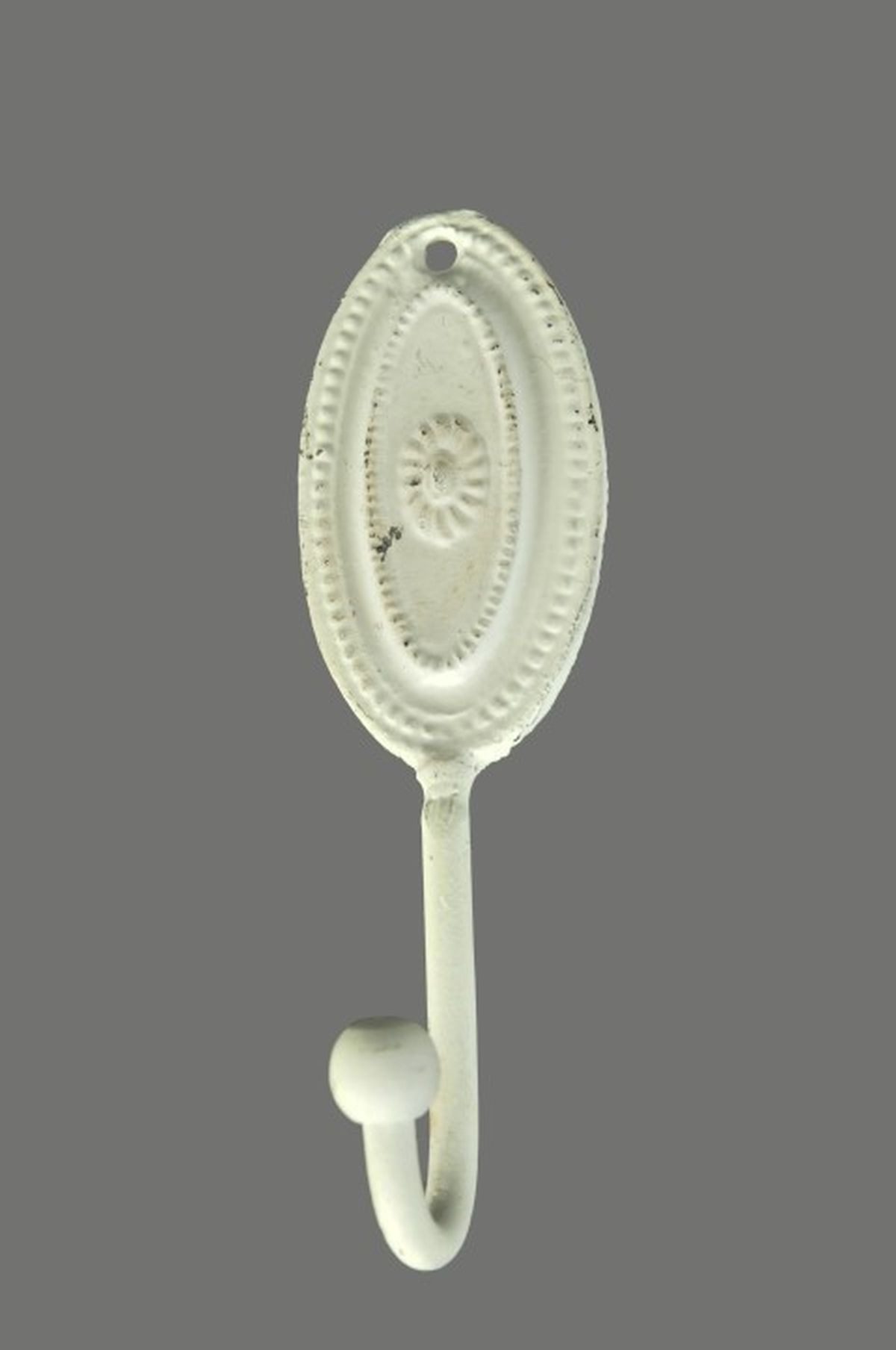 MarieAnn No.25 Wandhaken Wandhaken Gusseisen Vintage Antik Weiß Garderobenhaken Haken, Dekorativ