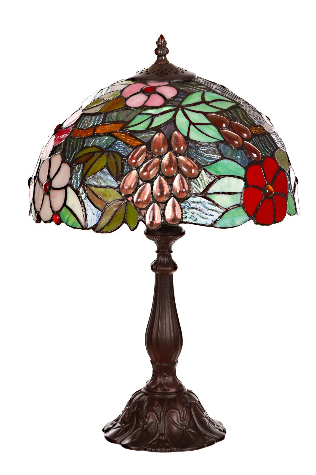 BIRENDY Stehlampe Birendy 12 Zoll Tischlampe Tiffany Libelle groß Motiv Lampe