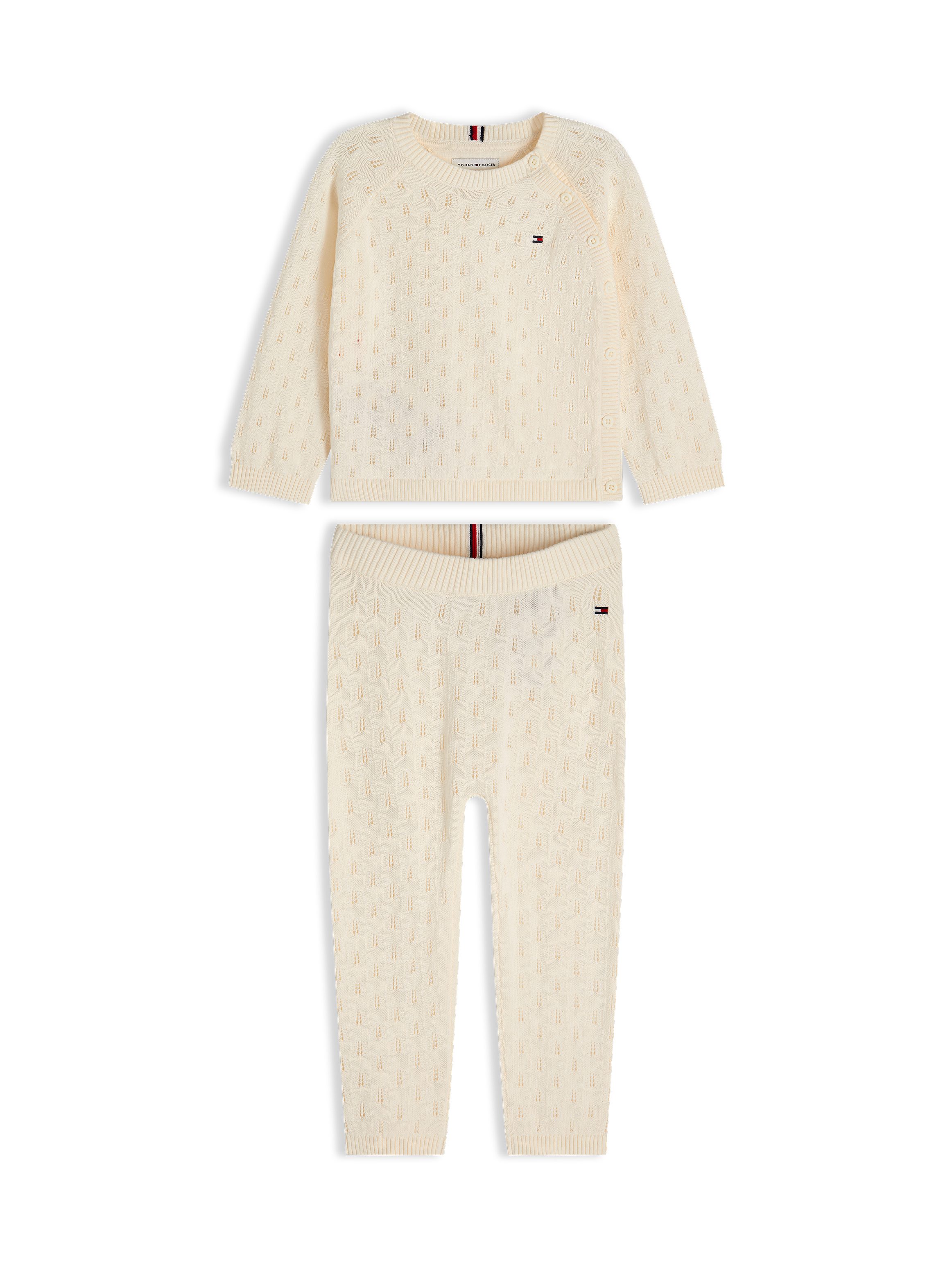 Tommy Hilfiger Neugeborenen-Geschenkset (Set, 2-tlg) Strick -Set für Babys