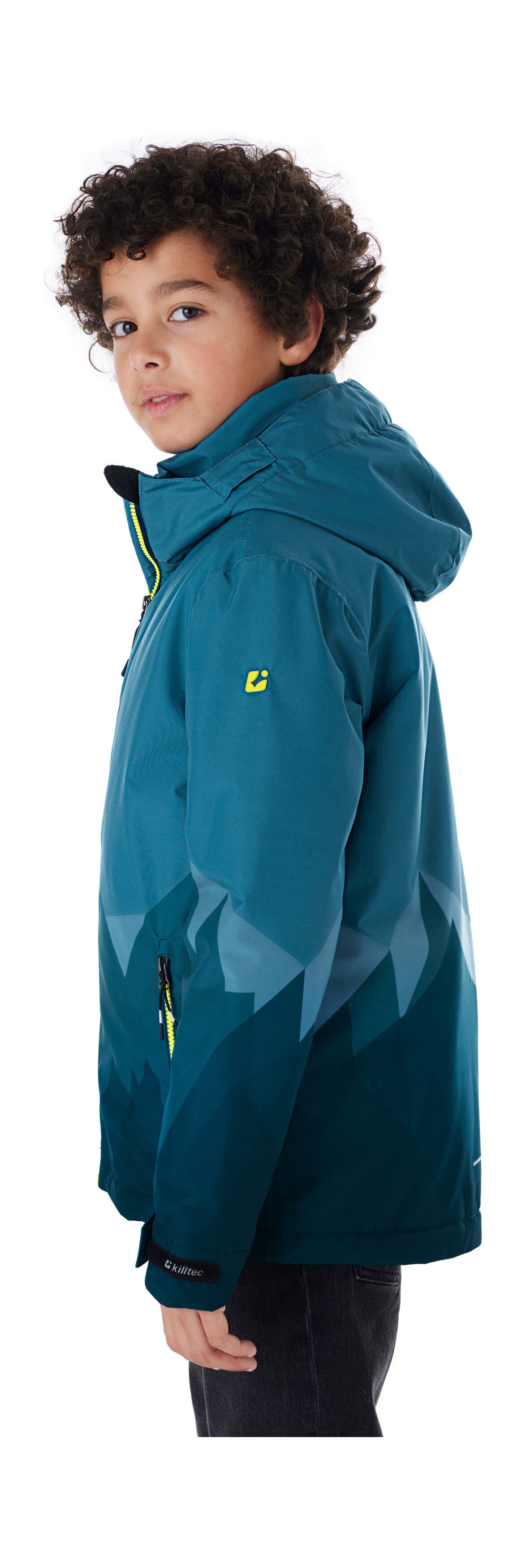 Killtec Skijacke KSW 383 BYS SKI JCKT Wasser- und winddichte Skijacke mit verstellbarer Kapuze