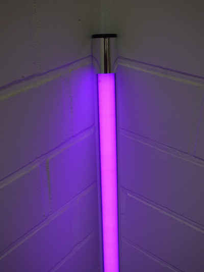 XENON LED Wandleuchte 8271 LED Leuchtstab Garten Außen 9 Watt violett 1000 Lumen 63cm IP44, LED, Xenon / Violett