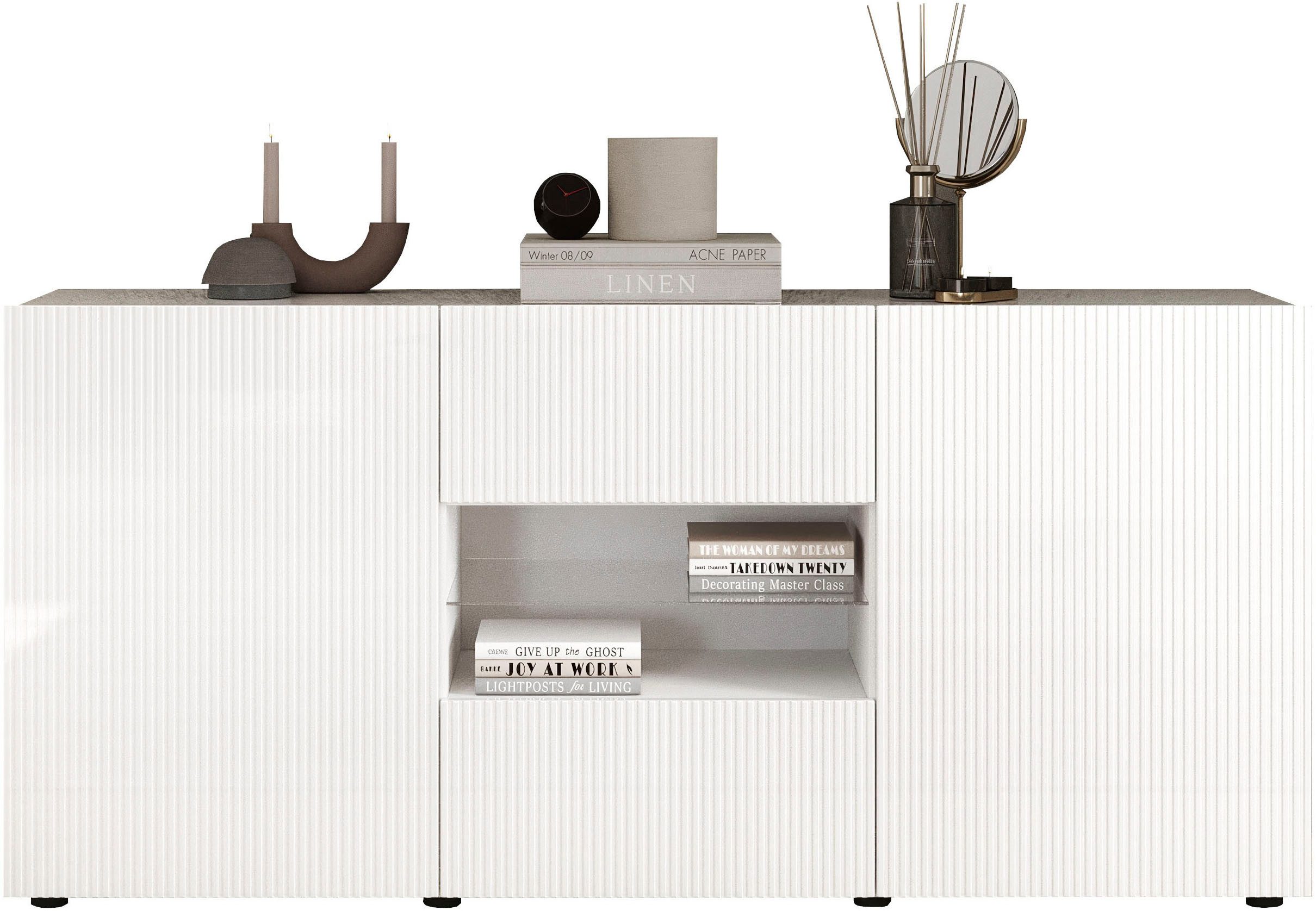 INOSIGN Sideboard Rio Breite 181 cm, Kommode mit 2 Türen u. 2 Schubkästen, günstig online kaufen