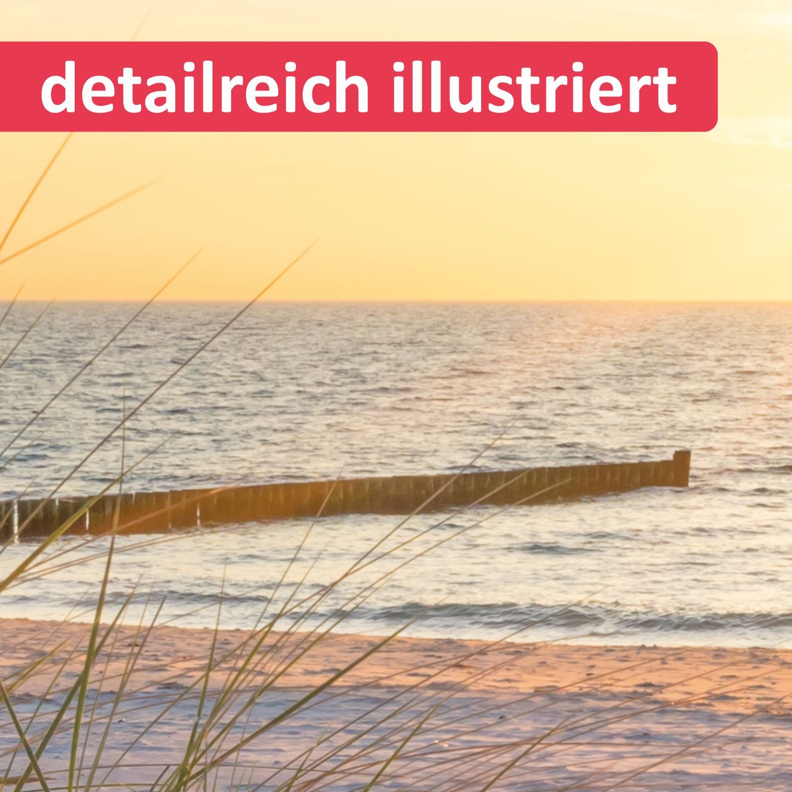 nikima Platzset stabiles Vinyl Tischset Ostsee günstig online kaufen