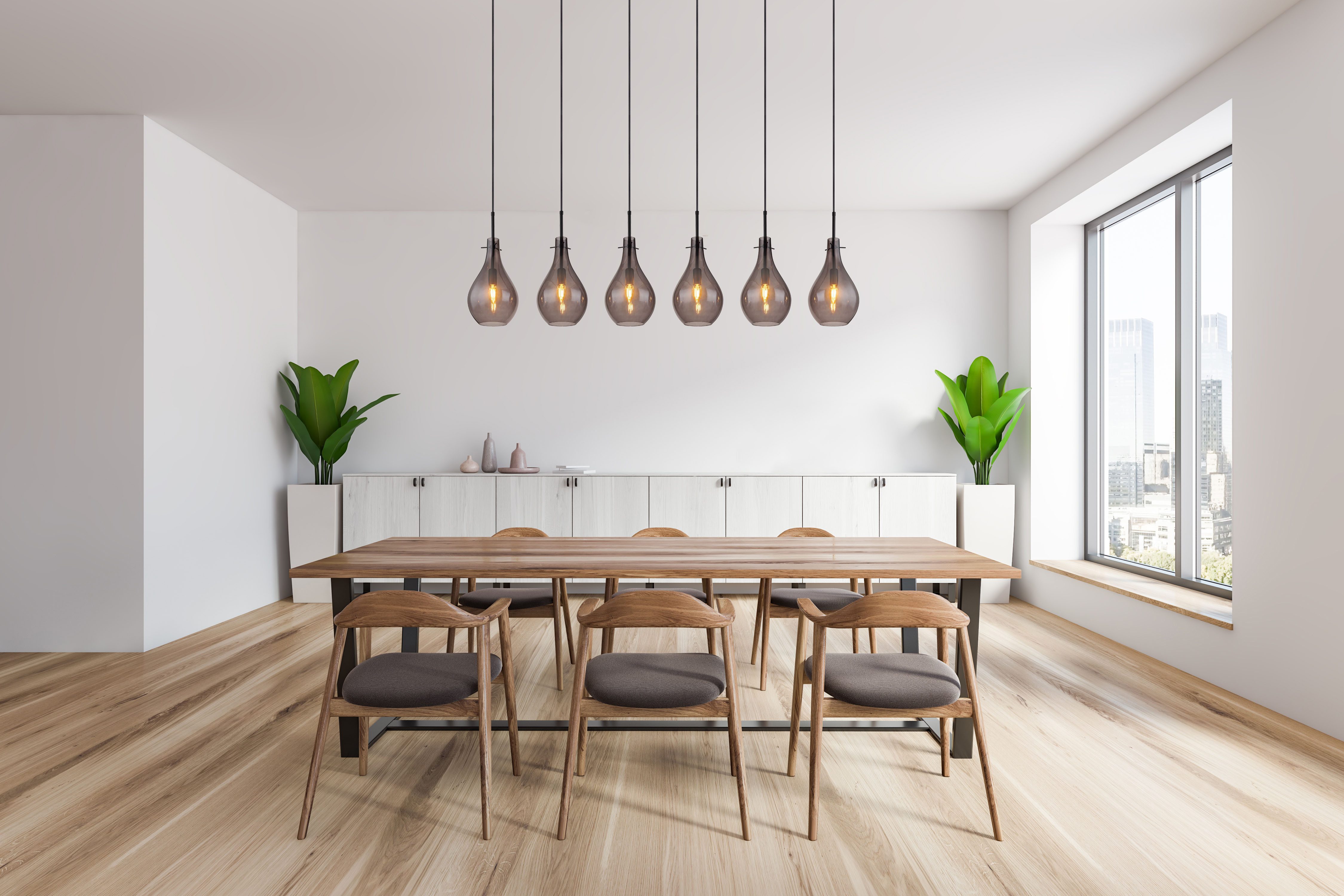 GLOBO LIGHTING Hängeleuchte OSKUS, ohne Leuchtmittel, Hängelampe schwarz Gl günstig online kaufen