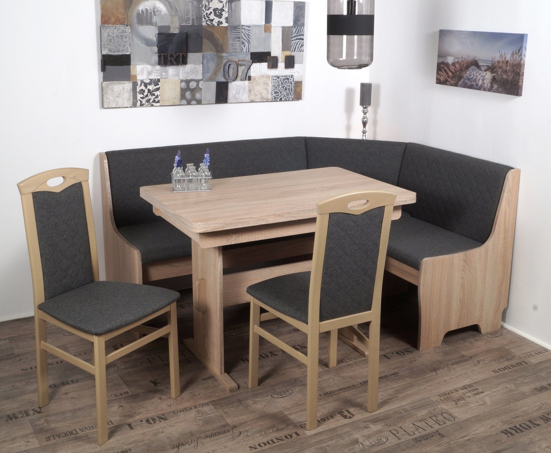 Stolebaenk Eckbankgruppe Laatzen MANIPI, (1xEckbank,1xTisch,2xStuhl), Bezug günstig online kaufen