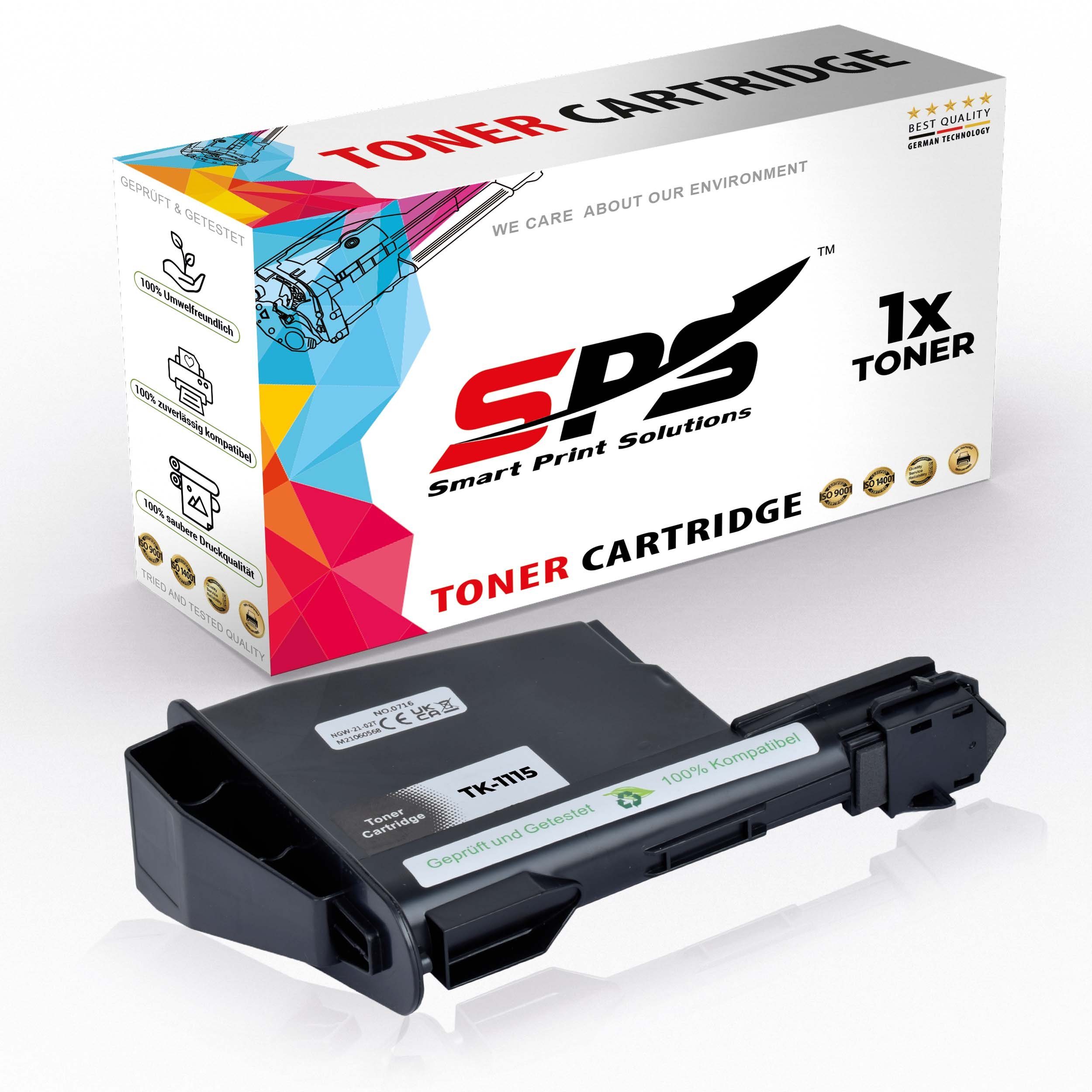 SPS 1x Kompatibel Kyocera TK-1115 Toner Schwarz für Kyocera FS1041 Nachfülltinte (für Kyocera, 1er Pack, x)