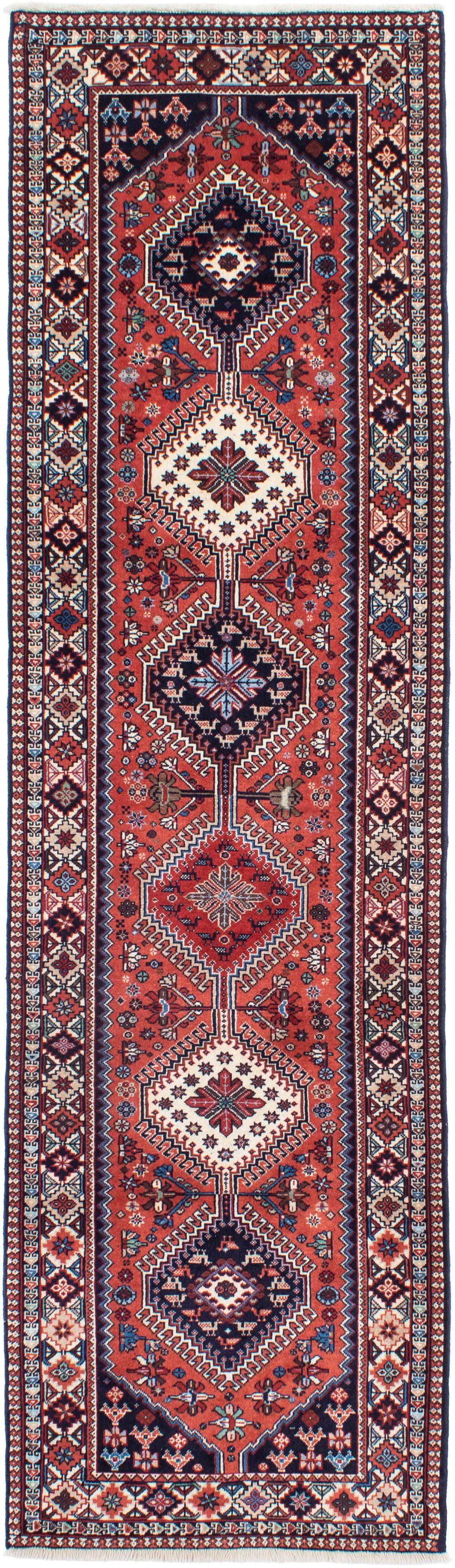 Orientteppich Perser - Handgeknüpft, x 15 cm Einzelstück mm, - - rechteckig, 289 Höhe: mit Wohnzimmer, morgenland, rot, Bidjar Zertifikat 79