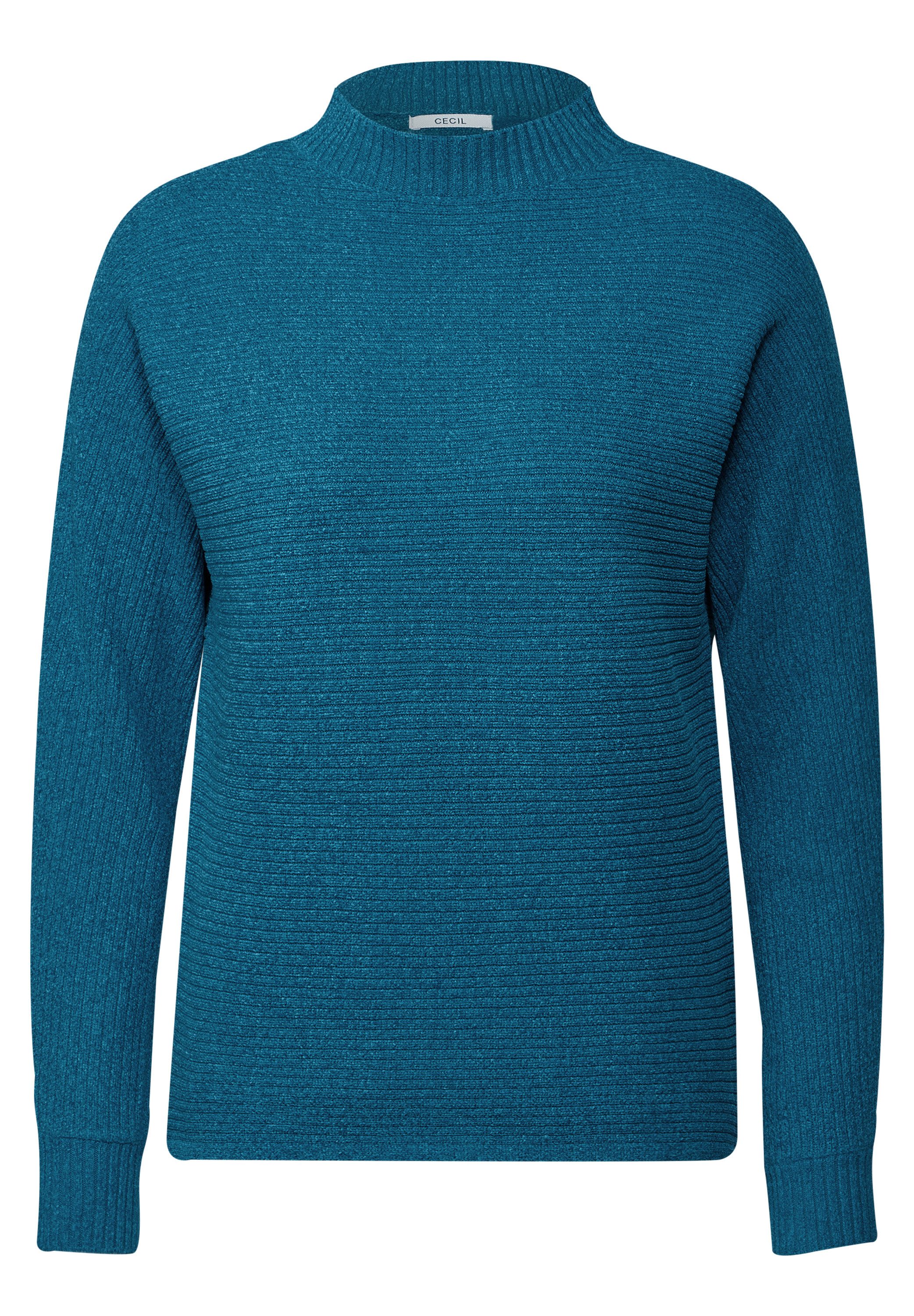 Cecil Stehkragenpullover, aus Baumwolle mit Stretchanteil günstig online kaufen