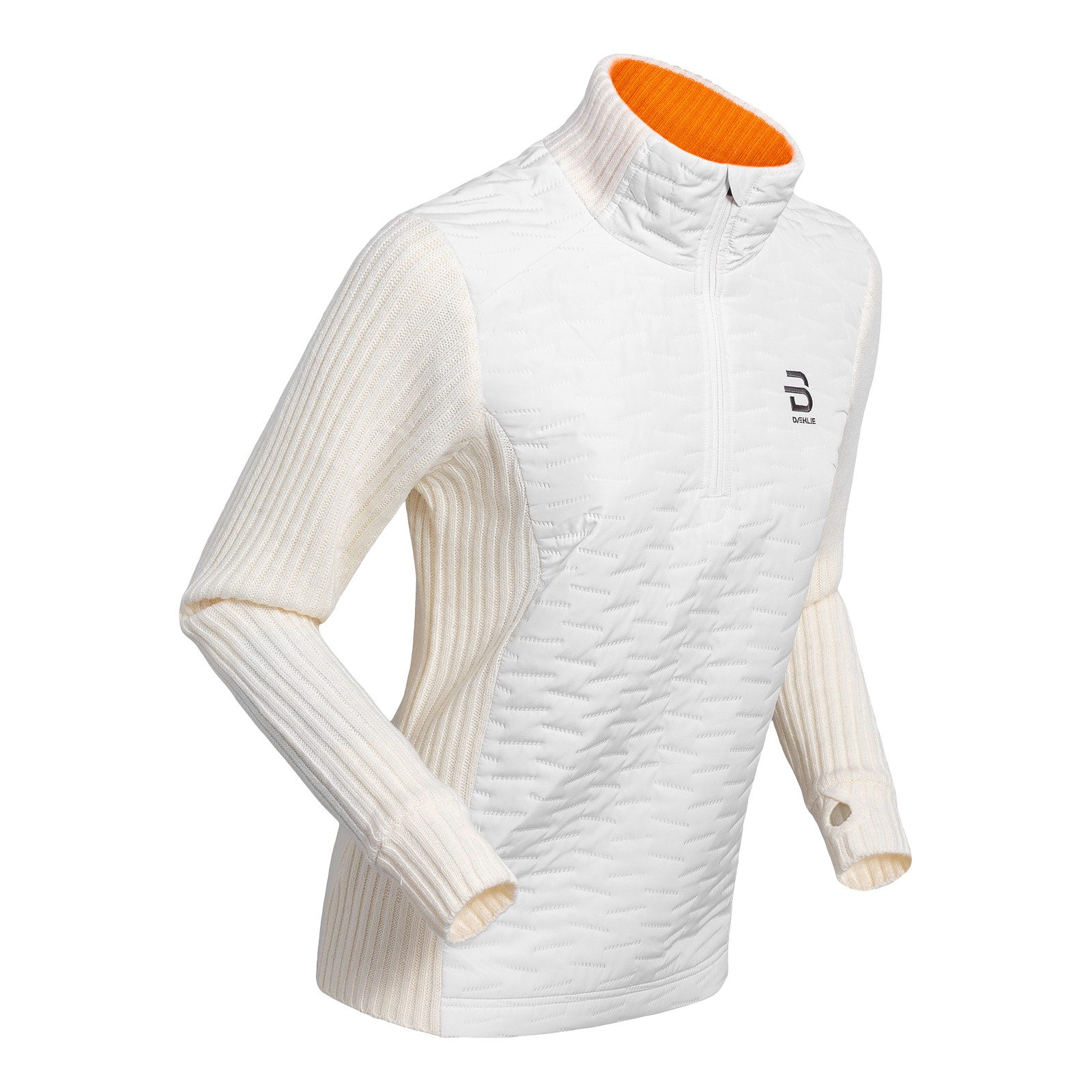 DAEHLIE Sweatshirt Half Zip Comfy 2.0 mit gesteppter Vorderseite