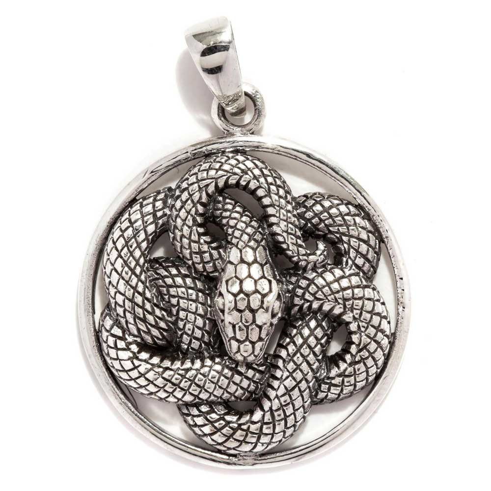 Kettenanhänger Schlangen Anhänger Schmuck 925er Silber keltischer Knoten