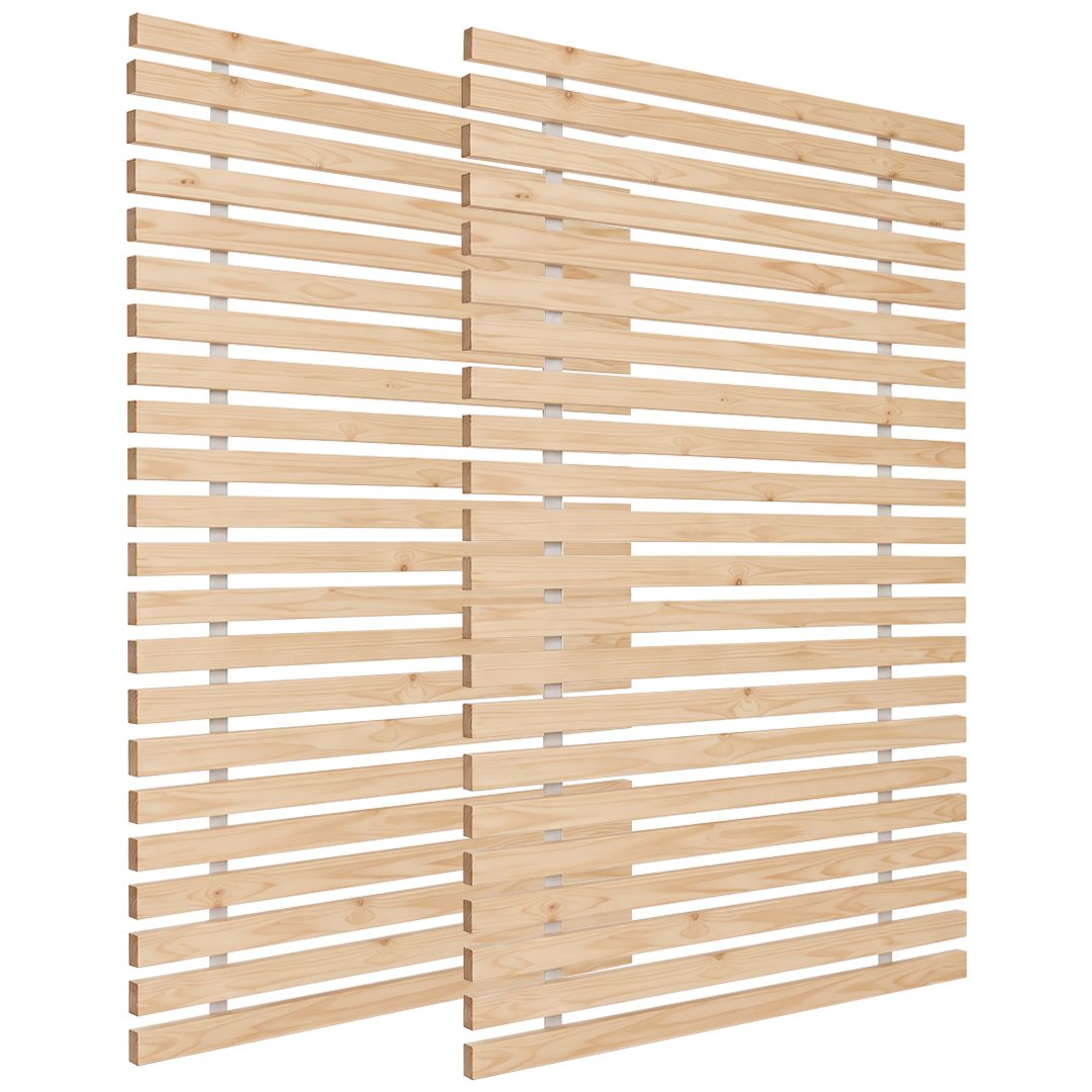 Lattenrost 'Skald' Rolllattenrost aus Kiefernholz, stabil, aus geschliffenem Holz, skølm, Set, Gehobeltes Holz mit abgerundeten Kanten, kombinierbar mit Skald Betten