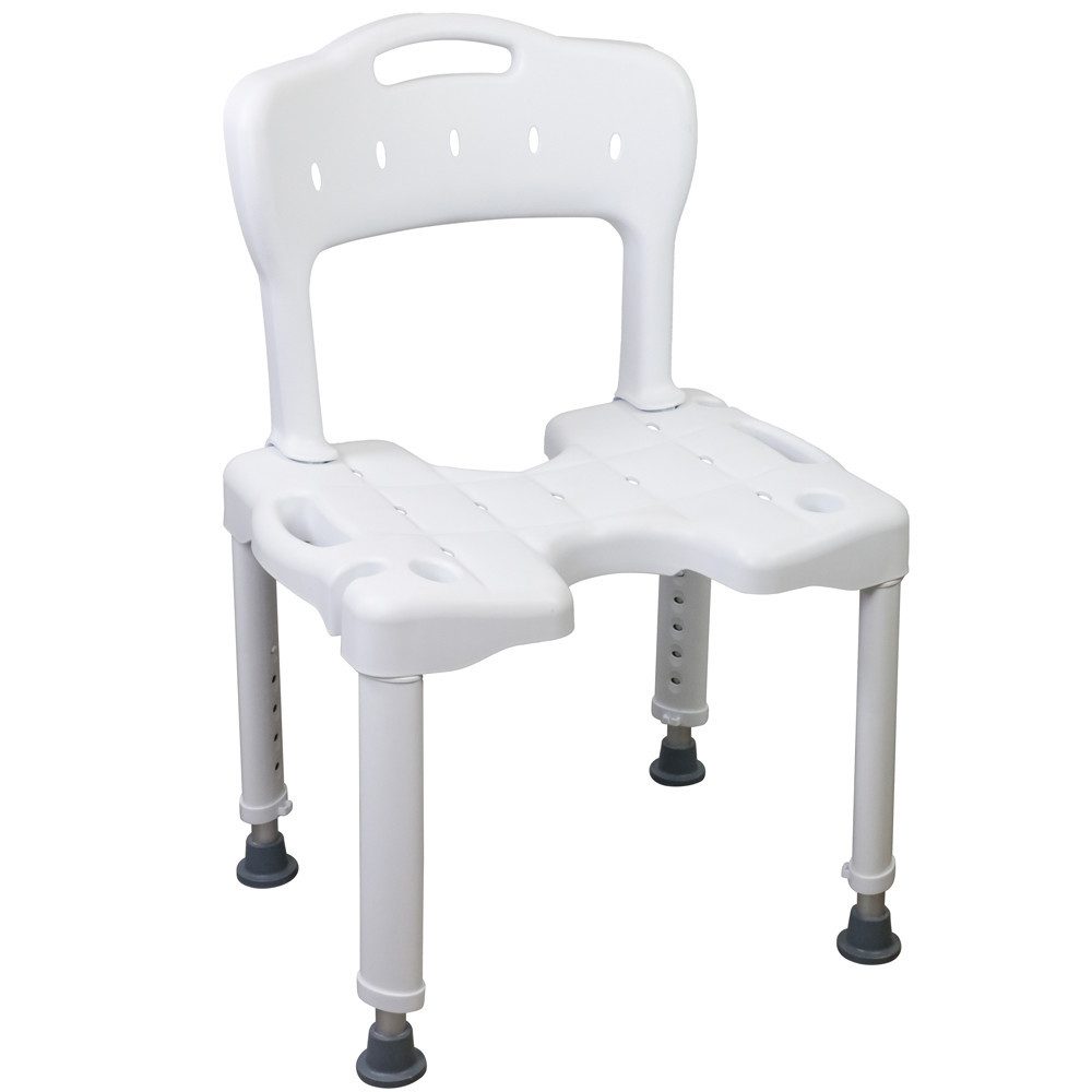 Antar Dusch-Toilettenrollstuhl Antar Duschstuhl mit Hygieneausschnitt