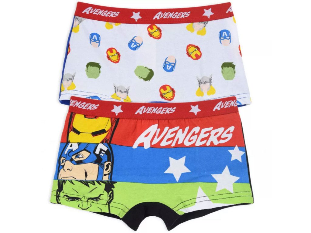 The AVENGERS Boxershorts 2er Pack Avengers Unterhose Slips für Jungen