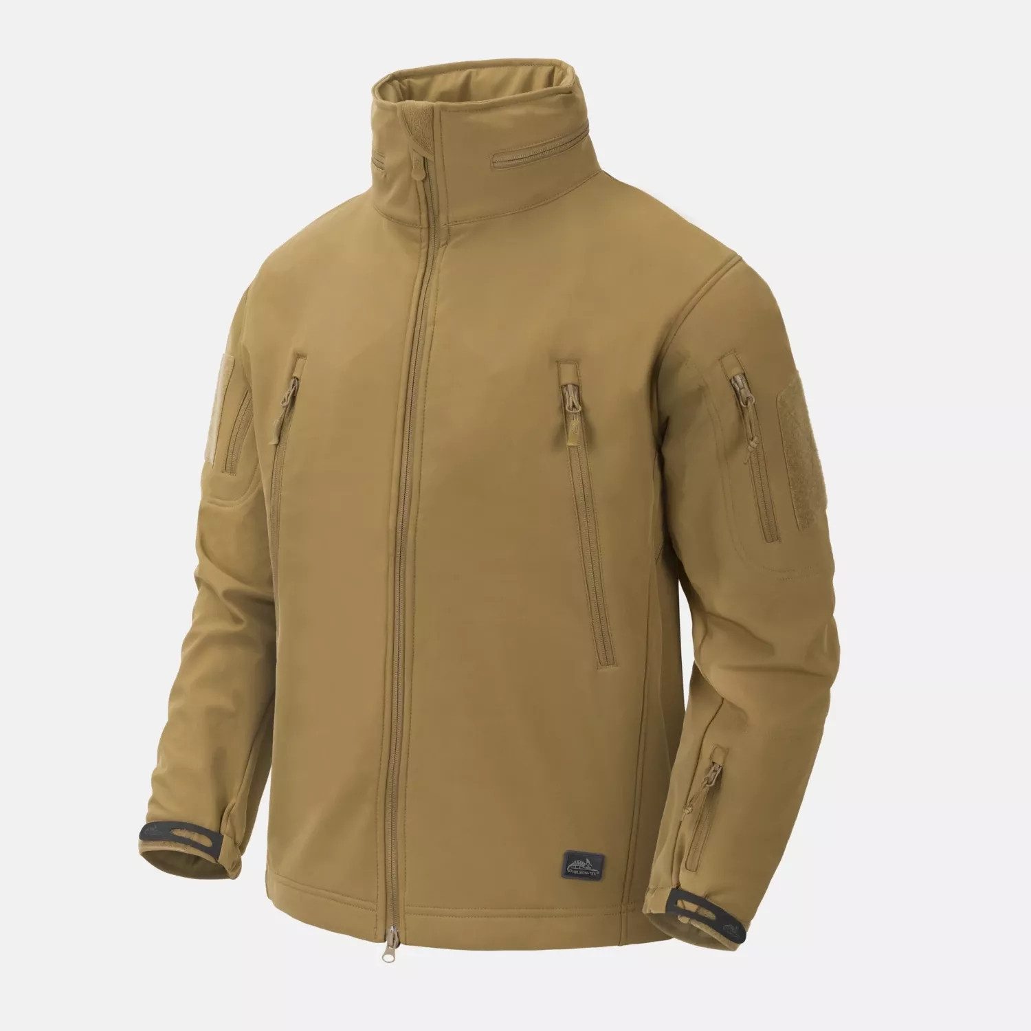 Helikon-Tex Softshelljacke Helikon-Tex Softshell taktische Jacke Gunfighter Coyote braun Wasserabweisend, Klettfläche für Erkennungsbadges vorhanden an Obera