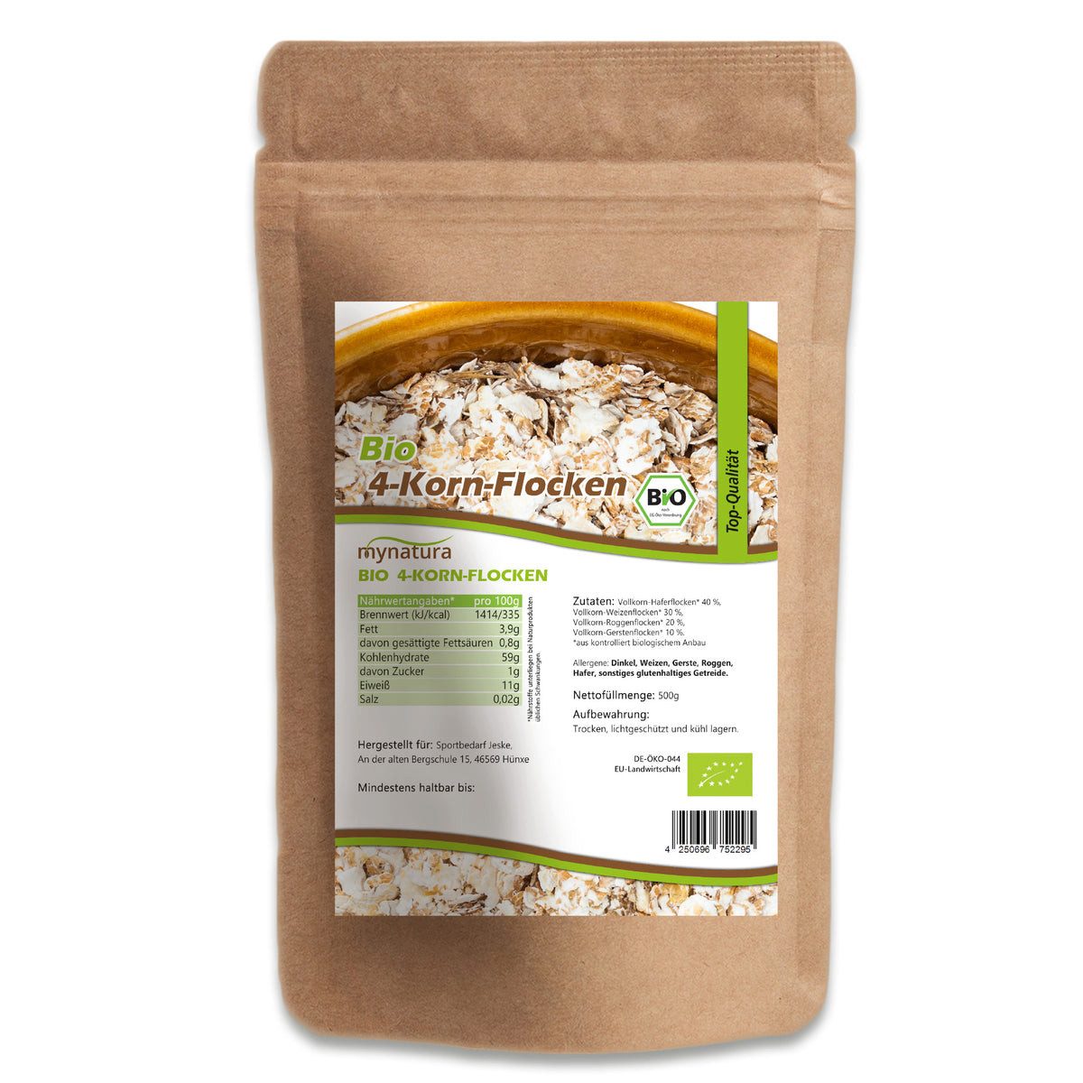 Mynatura Getreide Mynatura Bio 4 Korn Flocken