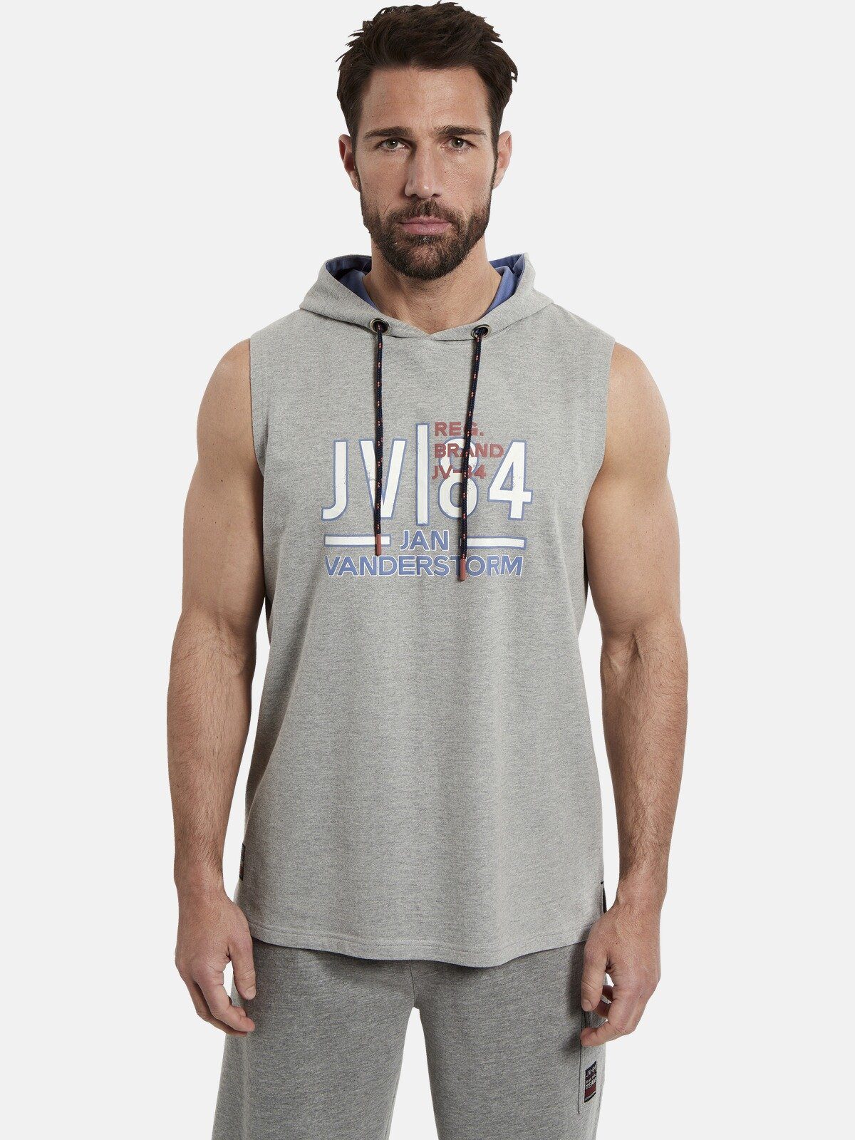 Jan Vanderstorm Kapuzensweatshirt LEWI ärmelloses Kapuzensweatshirt günstig online kaufen