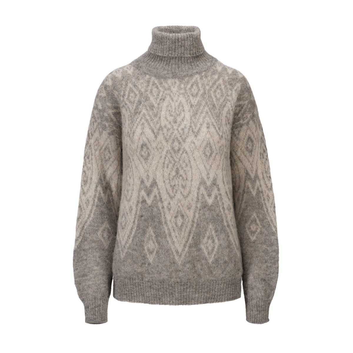 Dale of Norway Fleecepullover Falun Alpa Feminine Sweater Luxuriöser Damenpullover aus Alpakagarn und recyceltem Polyester