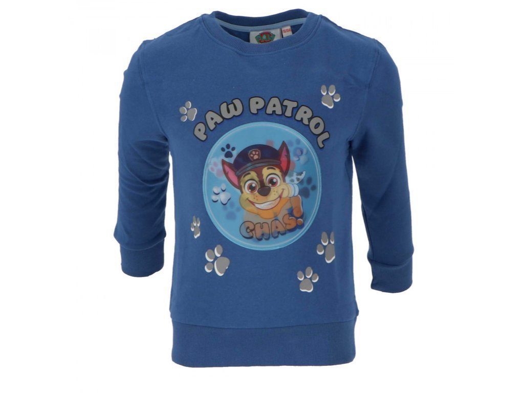 PAW PATROL Sweatshirt Chase mit Wackelbild Hologramm