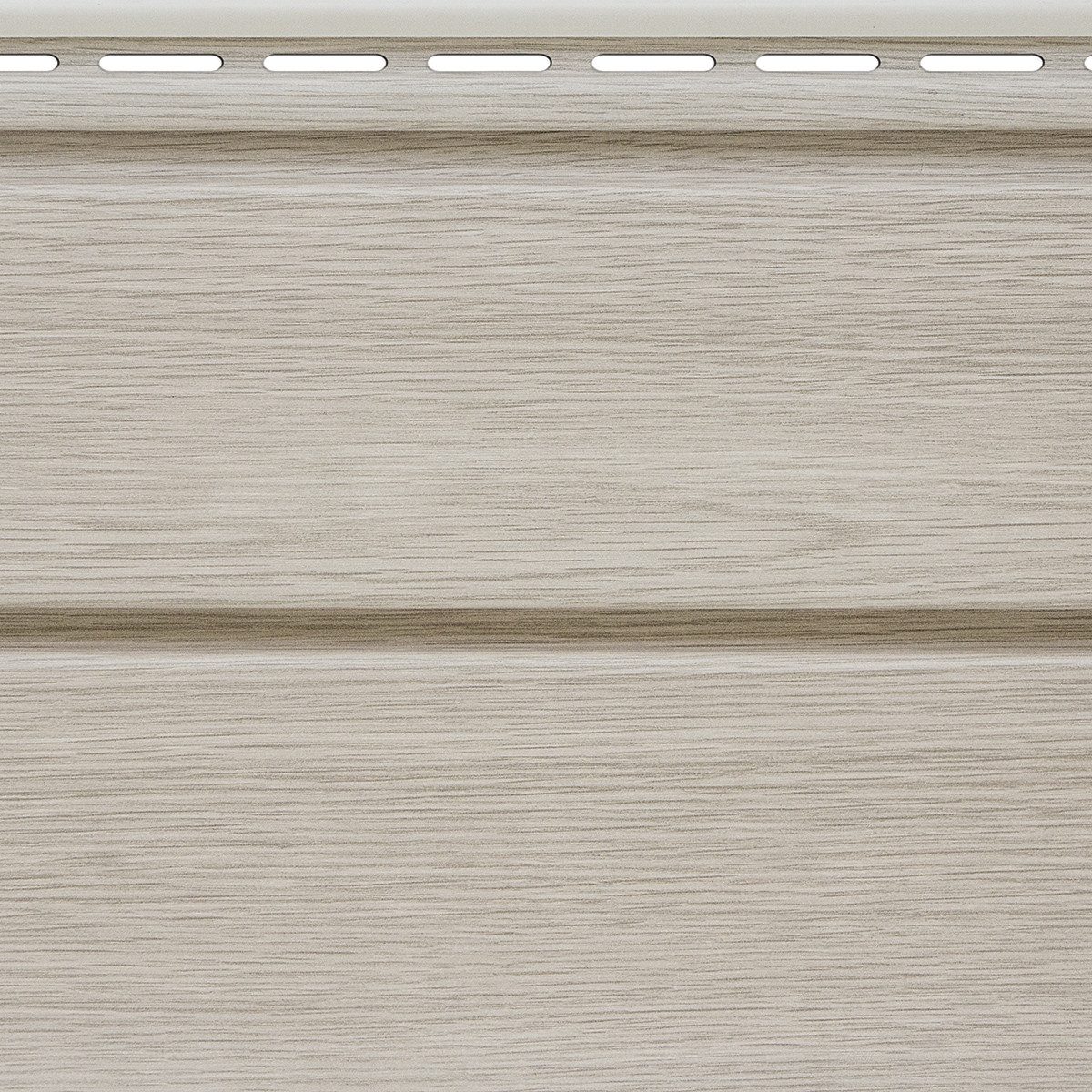 Vox Verkleidungspaneel Canadian Siding MAX3 Rundprofil 2-Brett 3,85 m St. 0,925qm ash, BxL: 18,50x385,00 cm, 1,1 qm, (Stückweise 1 Paneel, 1,10 qm) Besonders schlagfest MAX3, pflegeleicht, abwaschbar, Leichtgewicht