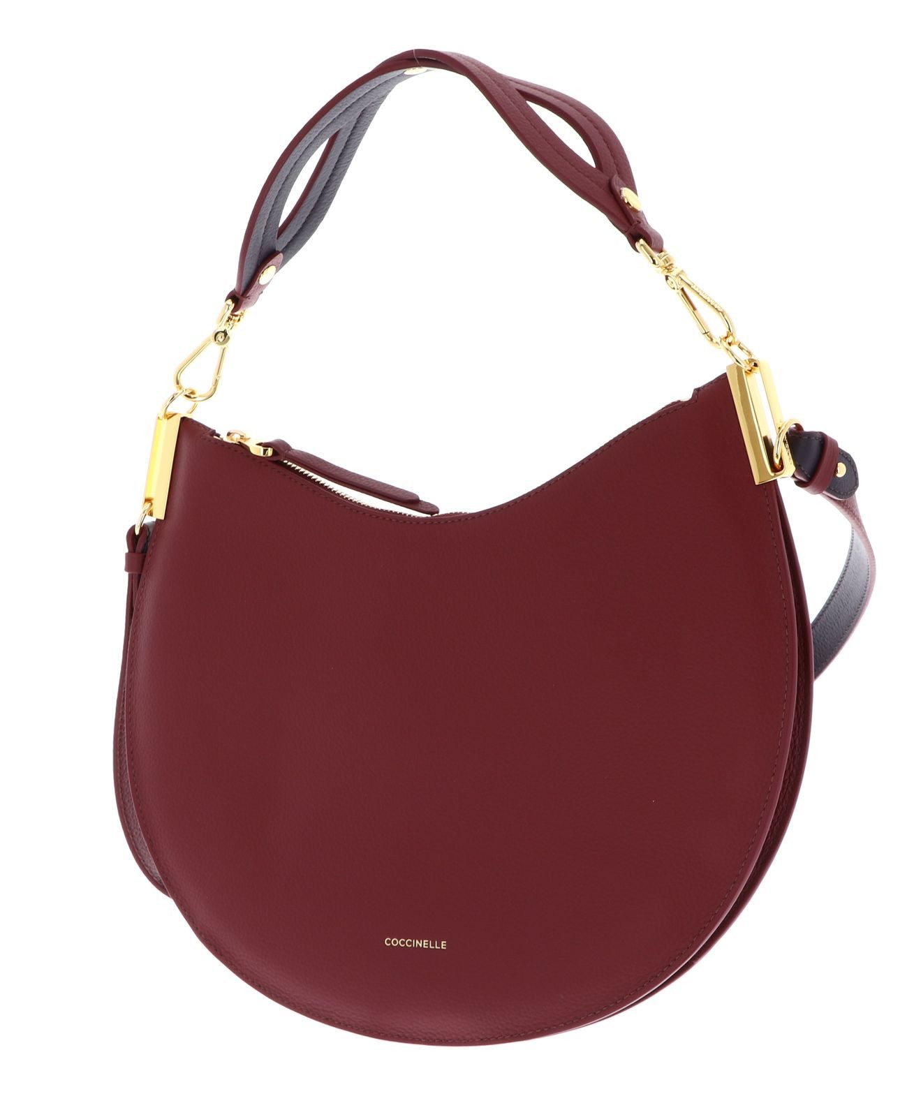 COCCINELLE Schultertasche Handbag Double Grainy Leather, aus echtem Rindsleder