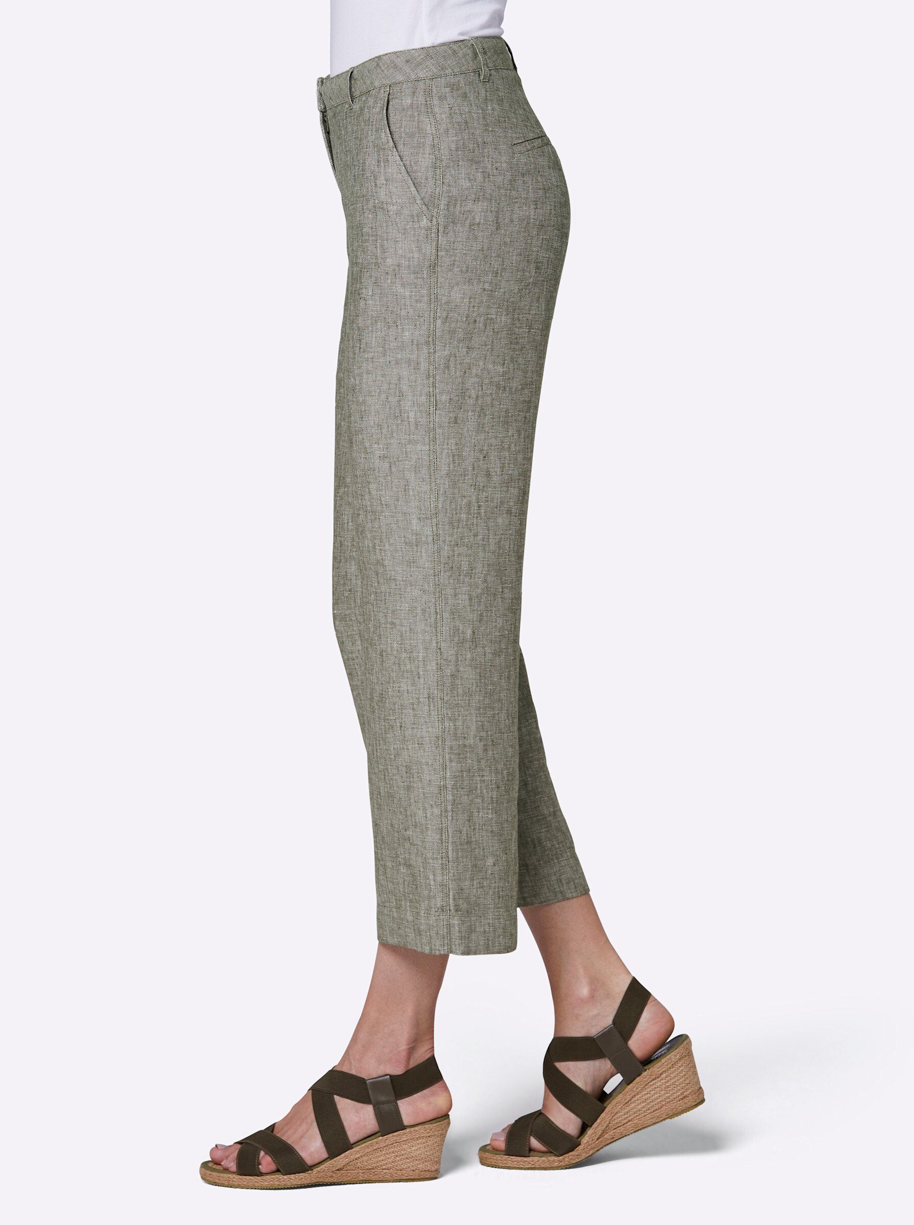 creation L Jerseyhose Leinen-Hose Innenbeinlänge ca. günstig online kaufen