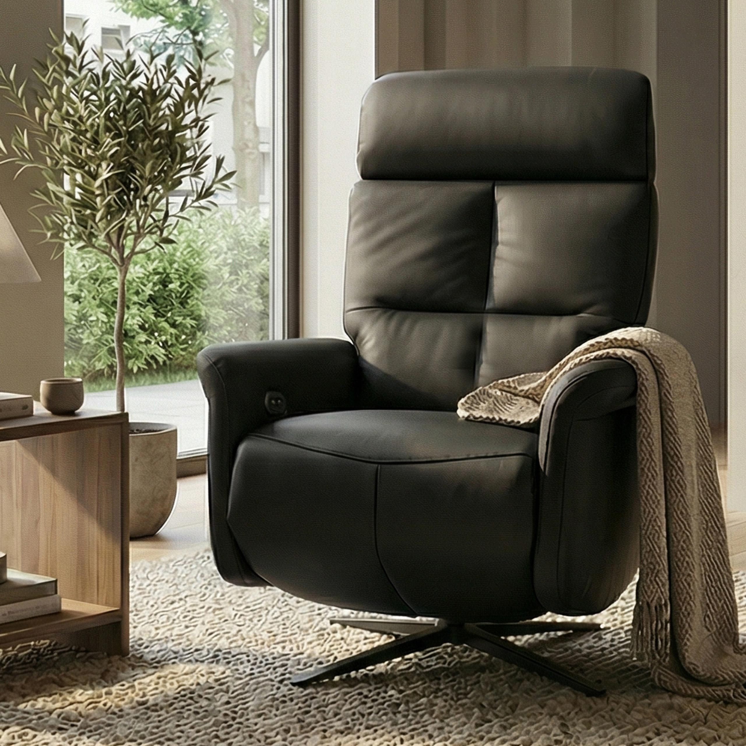 MCW Relaxsessel MCW-L10-E, Breite Sitzfläche, Mit Fußbodenschonern