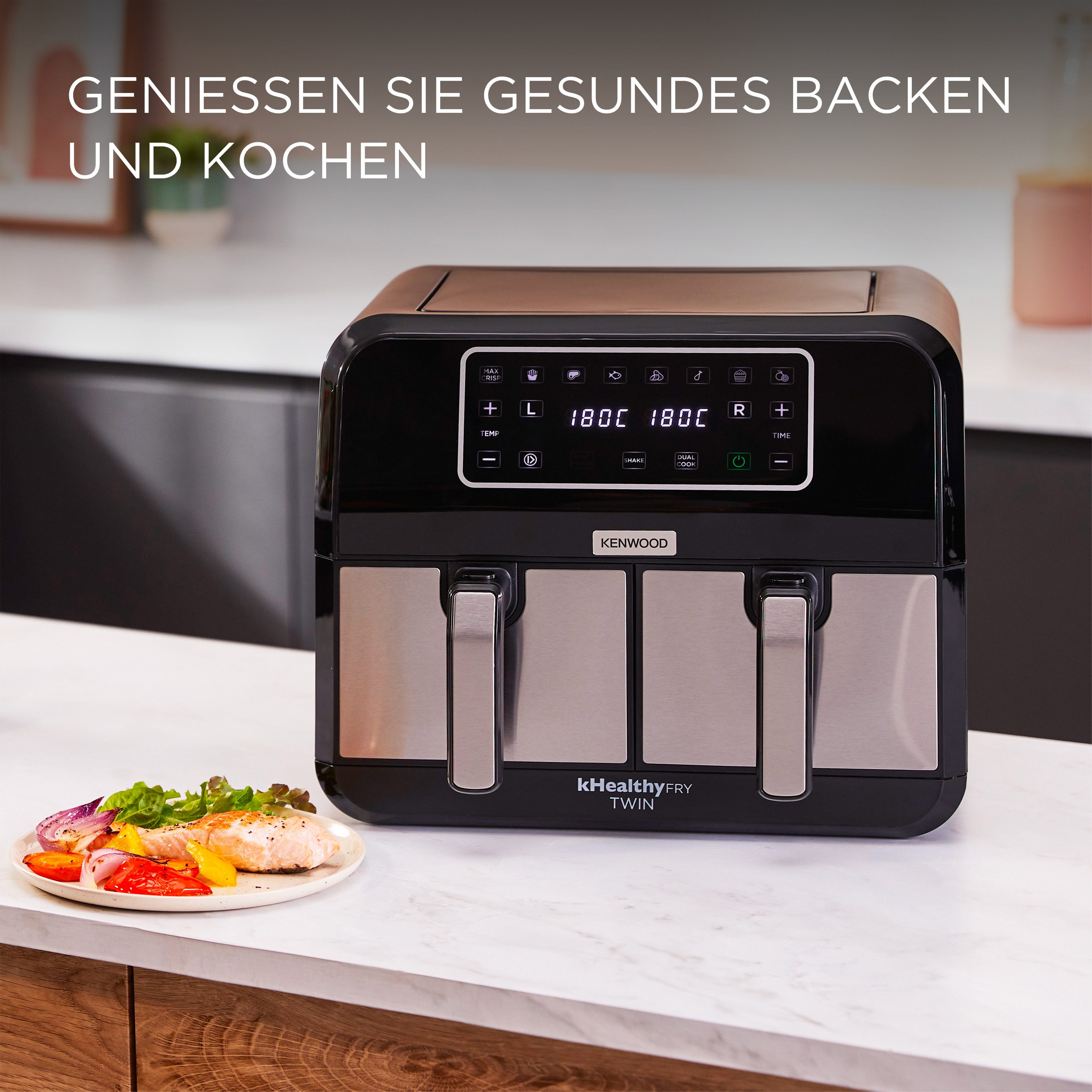 KENWOOD Heißluftfritteuse HFM20.000MB, 1700 W