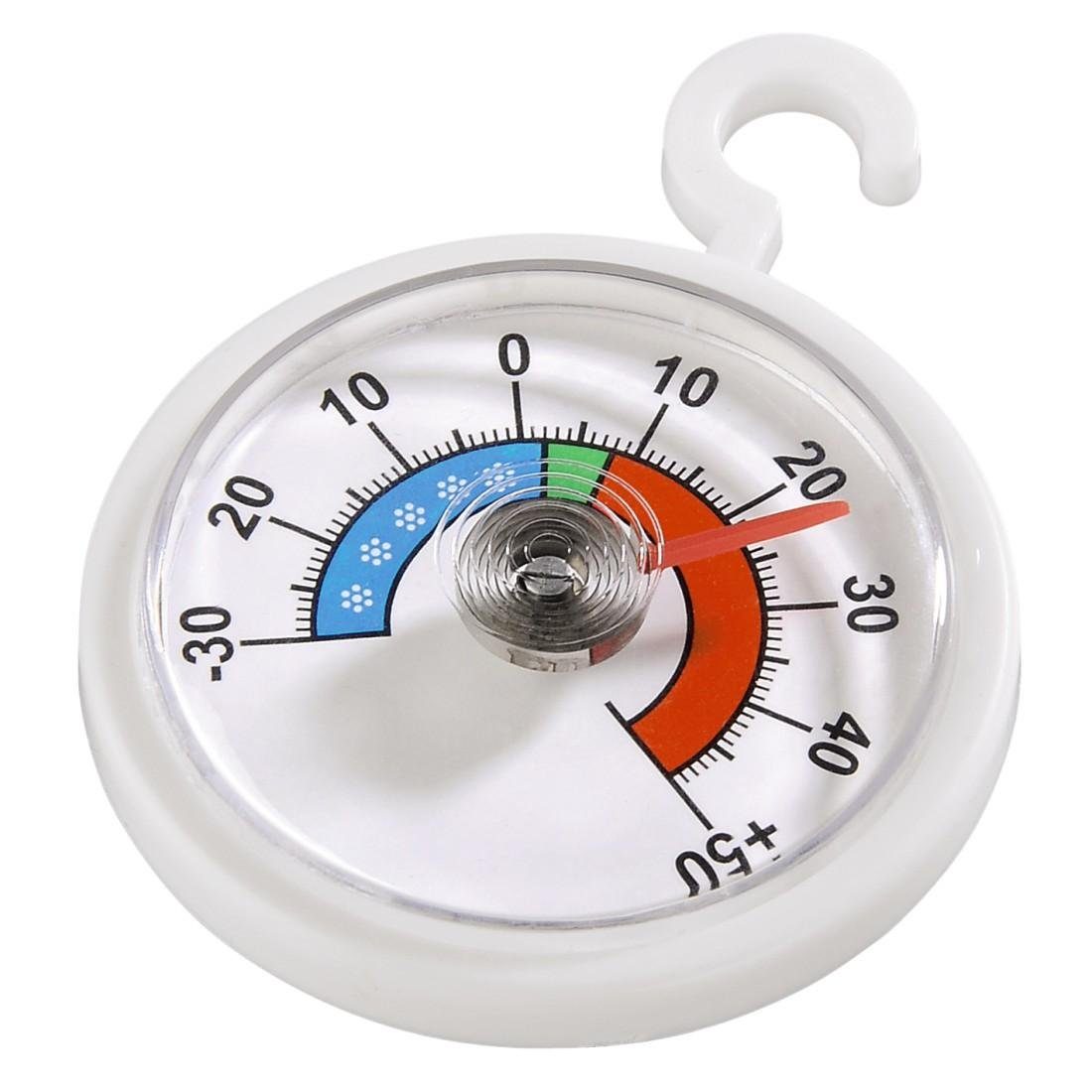 Xavax Kühlschrankthermometer Gefrierschrankthermometer rund, Thermometer für Kühlschrank