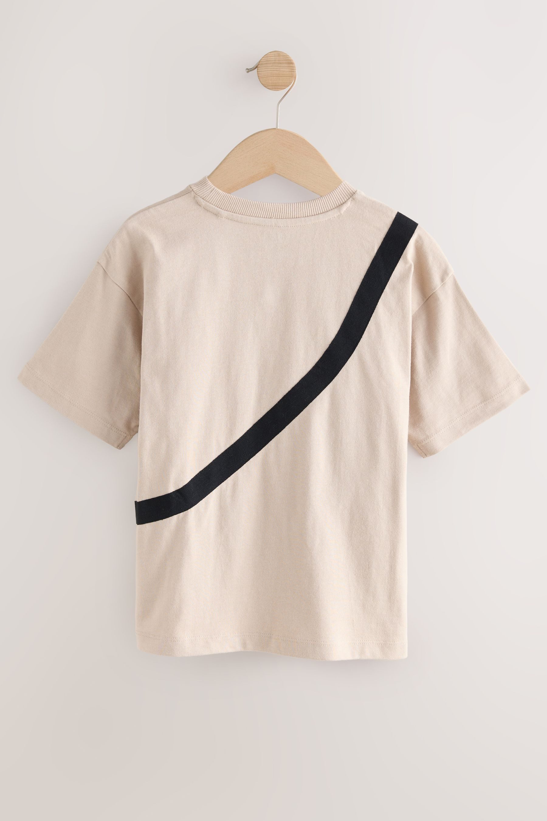 Next T-Shirt Kurzärmliges T-Shirt mit Tasche (1-tlg)