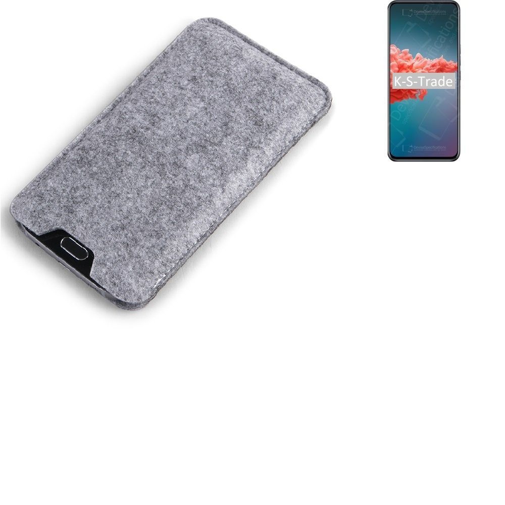 K-S-Trade Handyhülle für Xiaomi Redmi 9 India, Filz Handyhülle Schutzhülle Filztasche Filz Tasche Case Sleeve