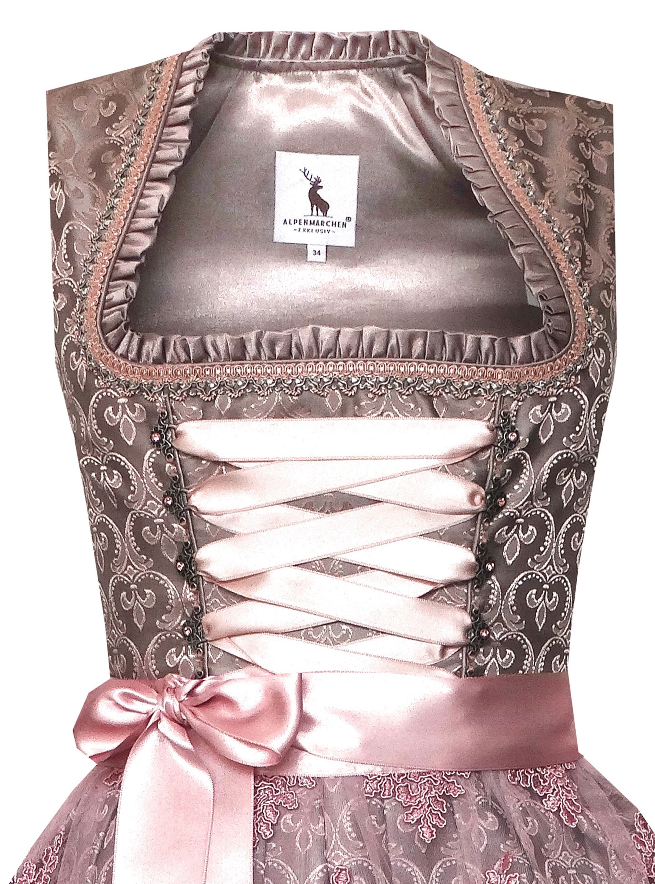 Alpenmärchen Dirndl Midi Dirndl Alice - ALM657 günstig online kaufen