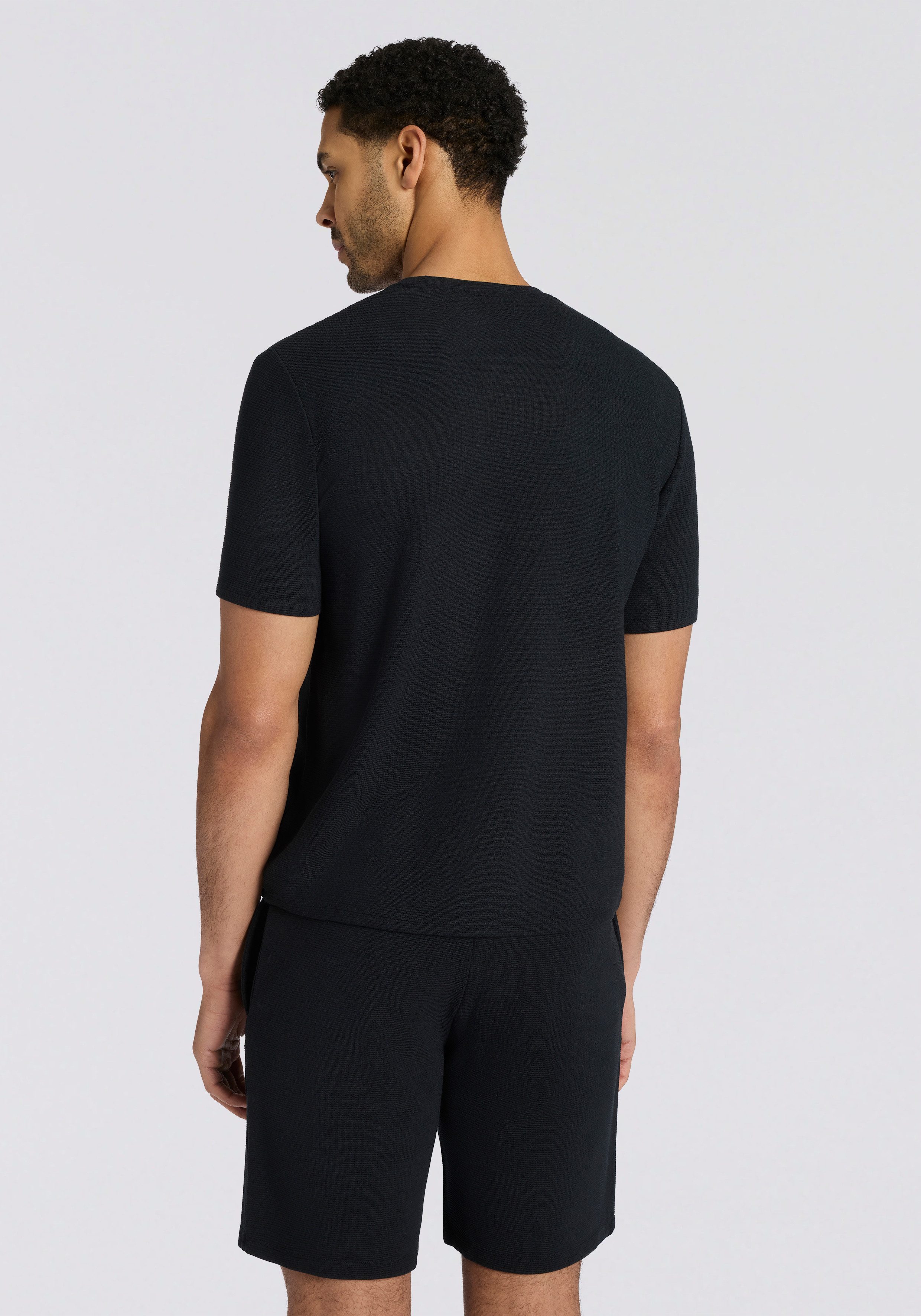 BOSS T-Shirt aus Ripp-Qualität, regular fit, Rundhals günstig online kaufen