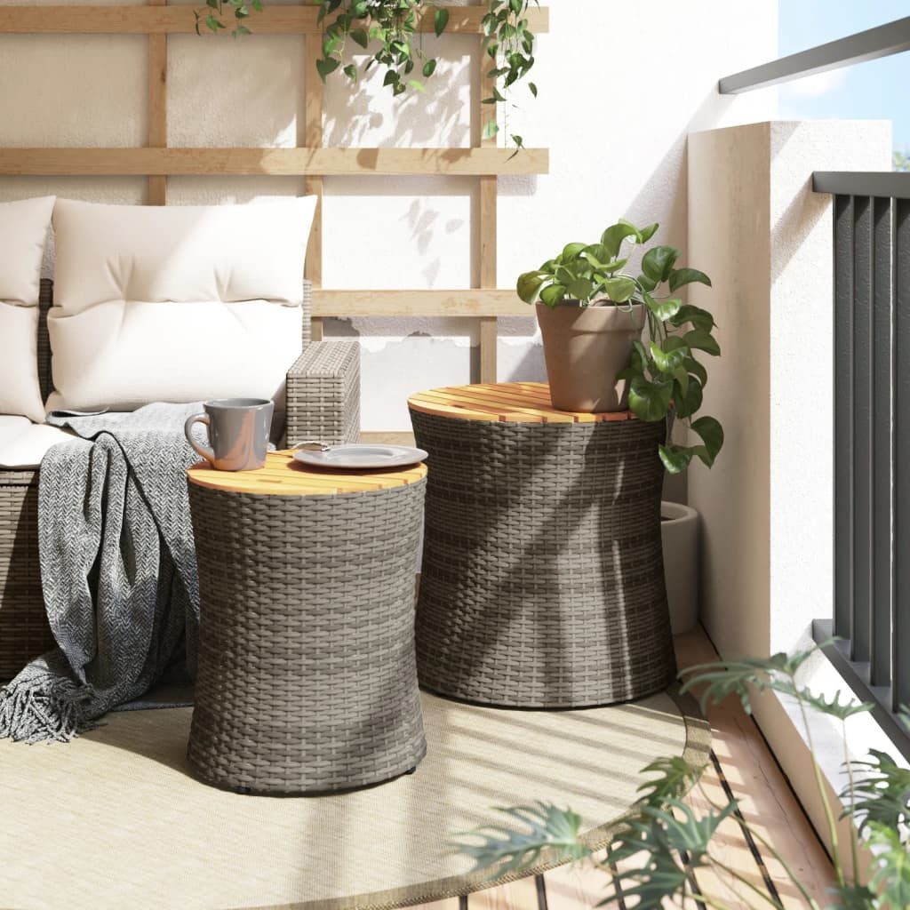 vidaXL Gartentisch Garten-Beistelltische 2 Stk. mit günstig online kaufen