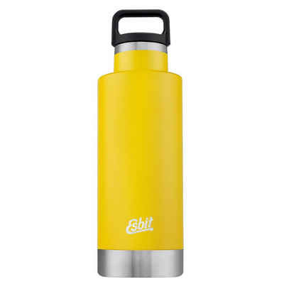 Esbit Isolierflasche SCULPTOR Edelstahl Isolierflasche "Standard Mouth", 750ML, sunshine yellow