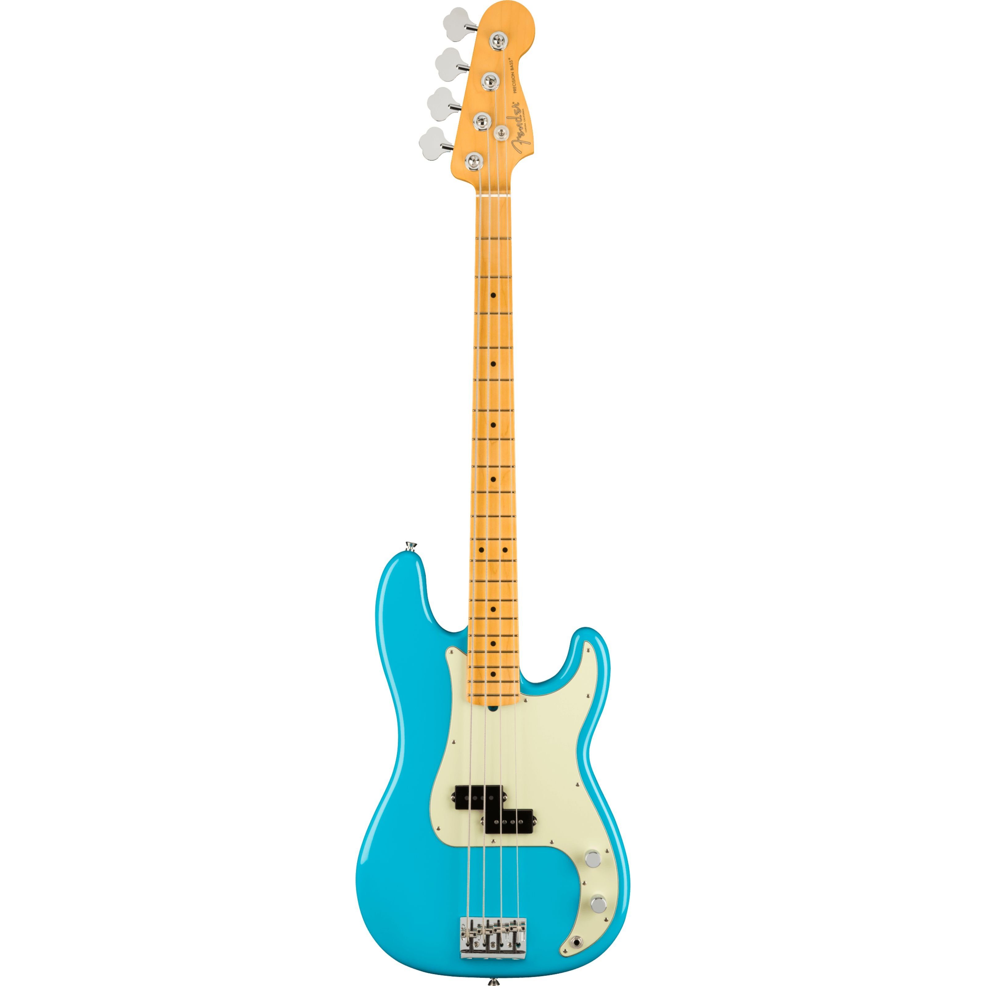 Fender E-Bass, E-Bässe, 4-Saiter E-Bässe, American Professional II Precision Bass MN Miami Blue - E-Bass