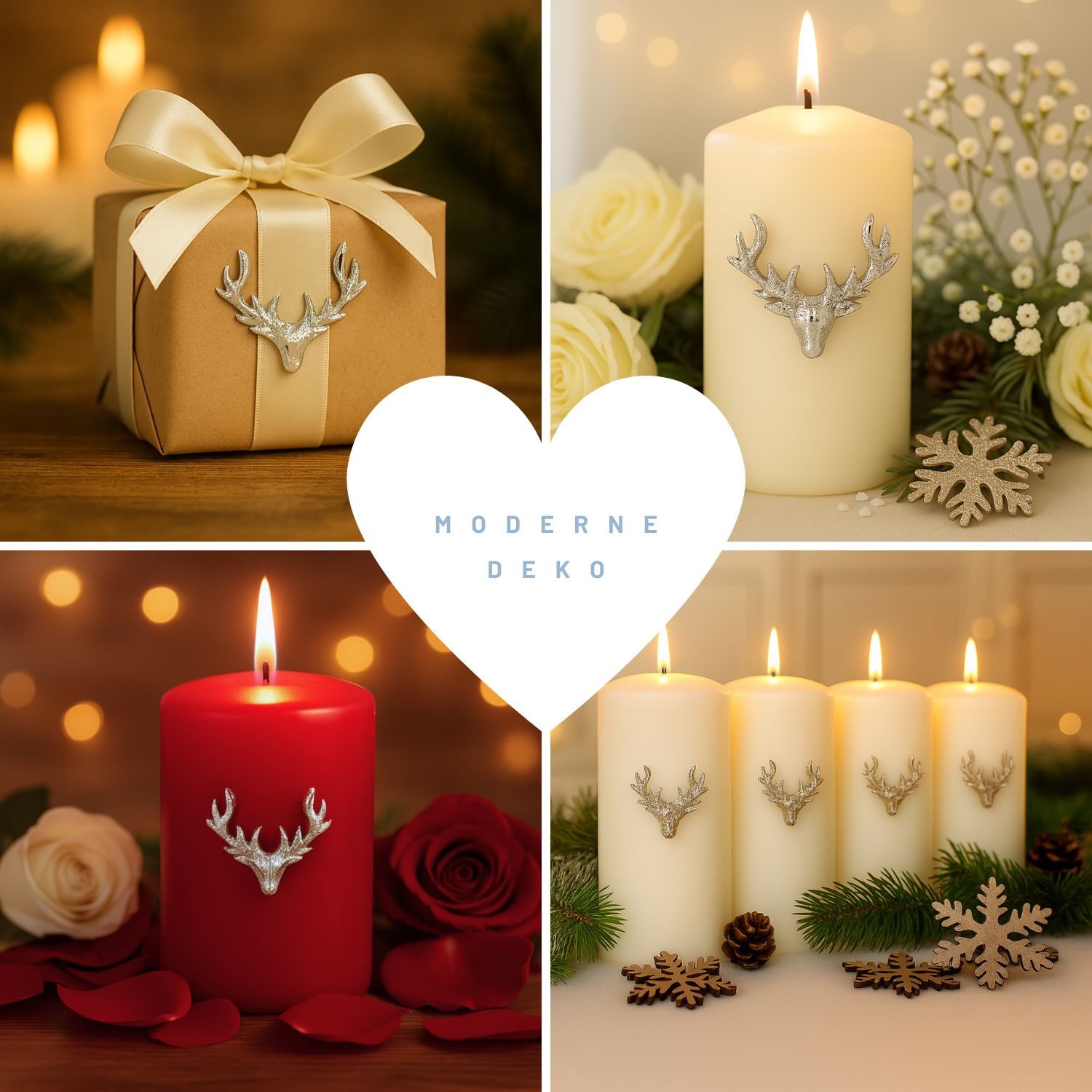 Marrakesch Orient & Mediterran Interior LED-Kerze Kerzenpin Caloge I 6cm Si günstig online kaufen