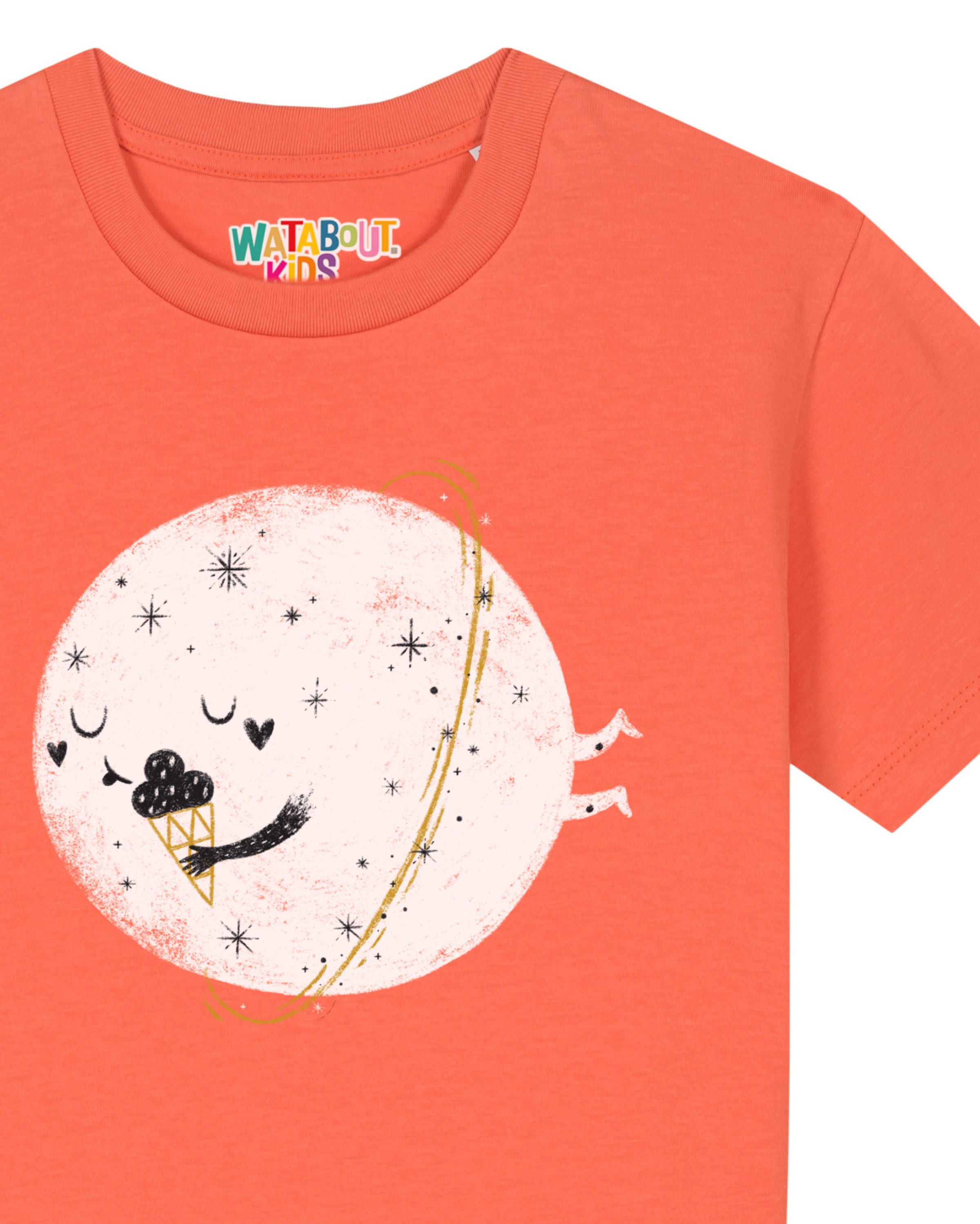 wat? Apparel T-Shirt Planet mit Eis