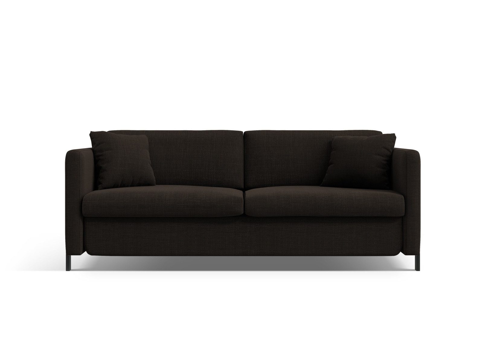 Micadoni Strukturierter Stoff Sofa mit Bettfunktion Gloria, 2-Sitzer mit Bettfunktion