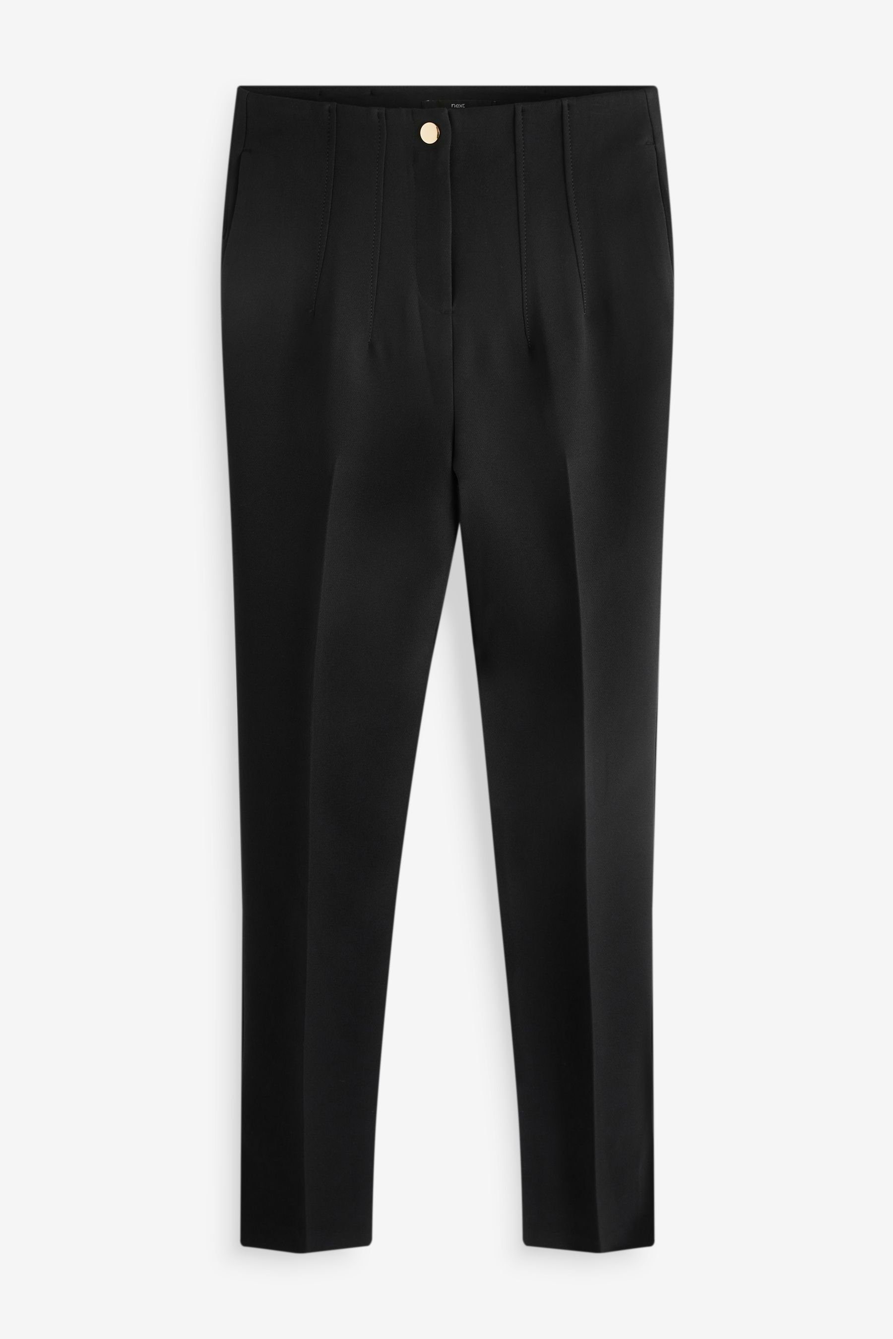 Next Taillenhose Figurbetonte Skinny-Fit-Hose mit hoher Taille (1-tlg) Black