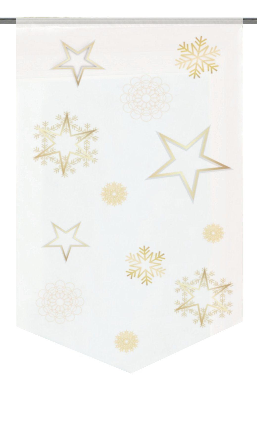 HOME WOHNIDEEN Gardine Home Wohnideen Fensterbehang Stario 80 X 40 cm (1 St)
